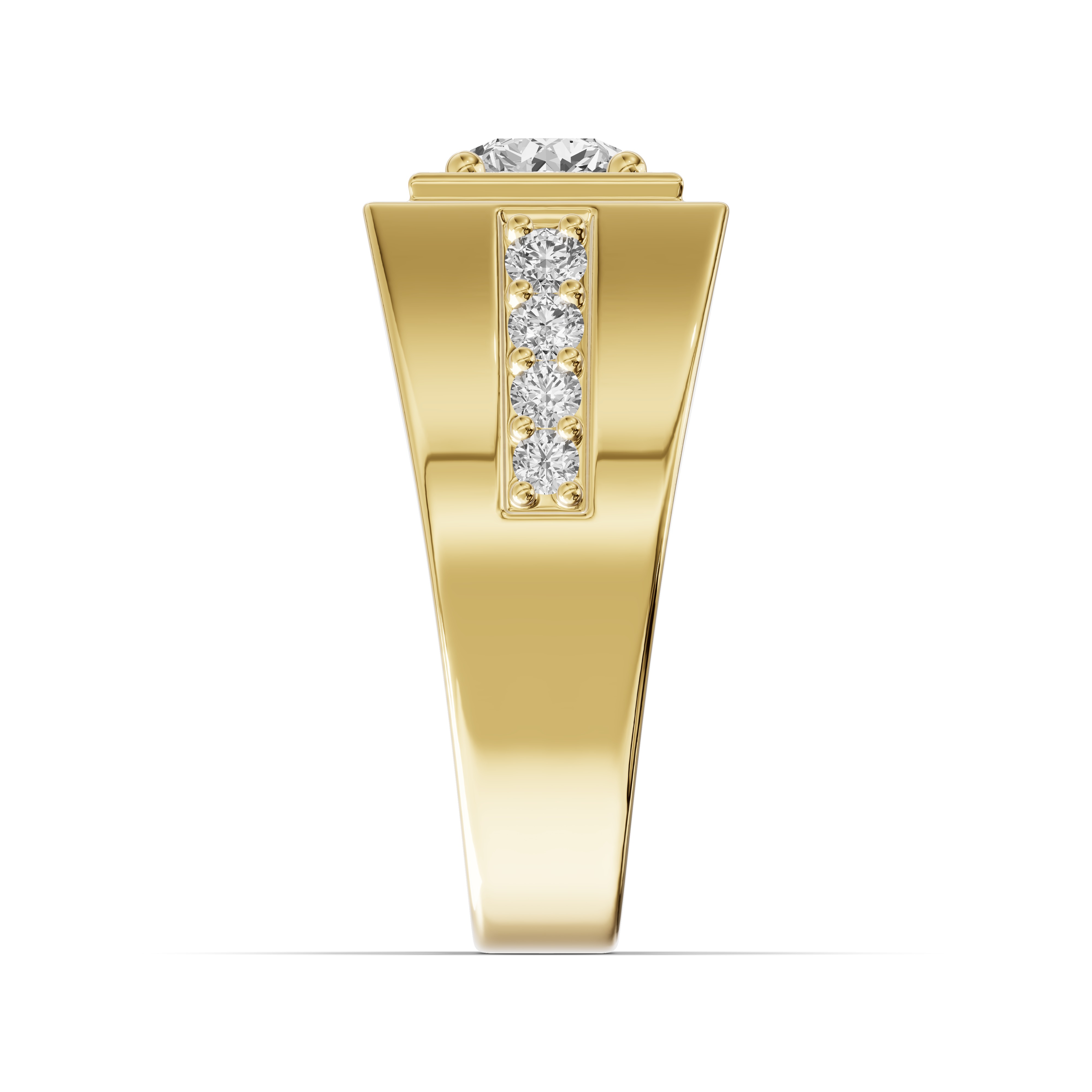 Framed Round Lab Diamond Ring (1.50 ct. tw.)