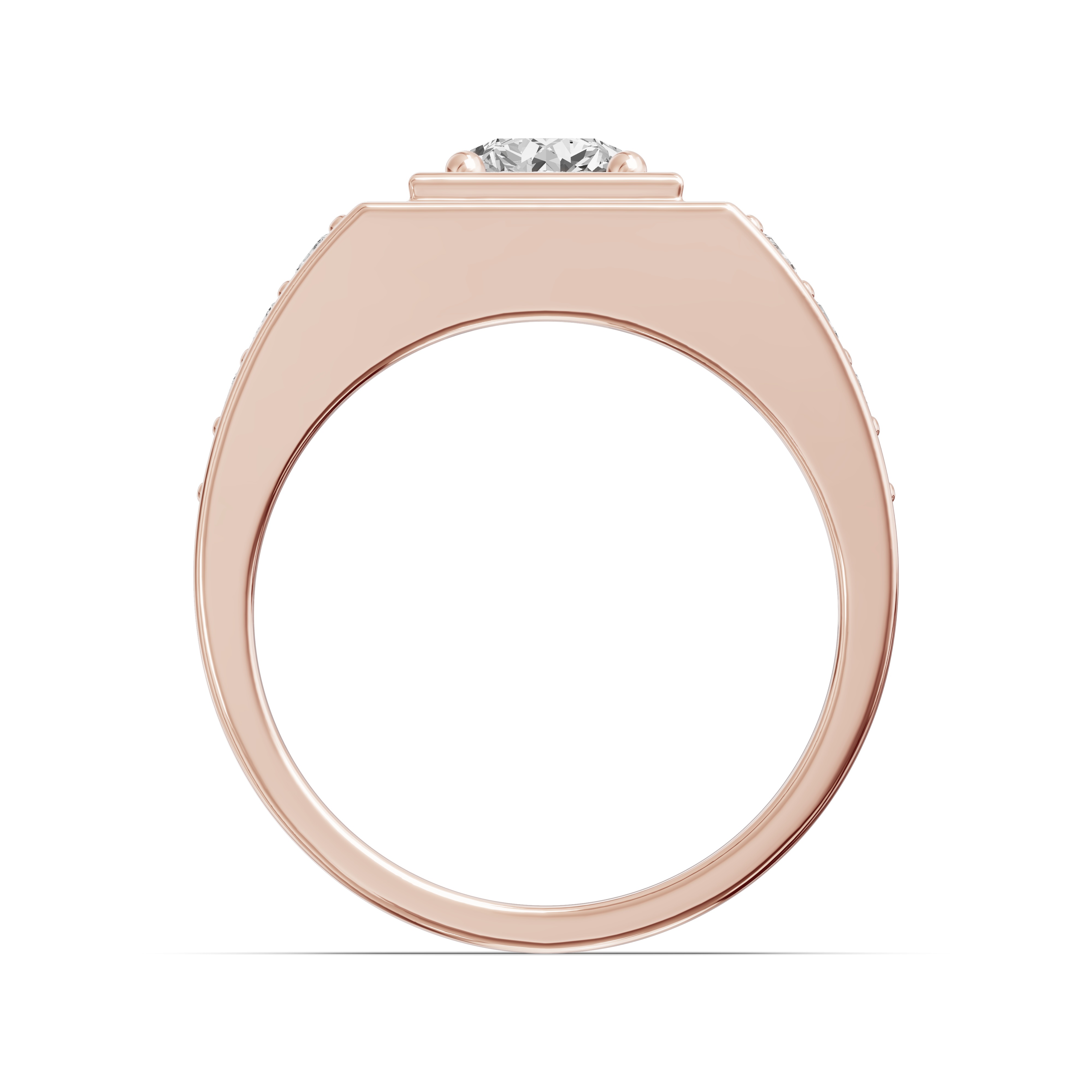 Framed Round Lab Diamond Ring (1.50 ct. tw.)
