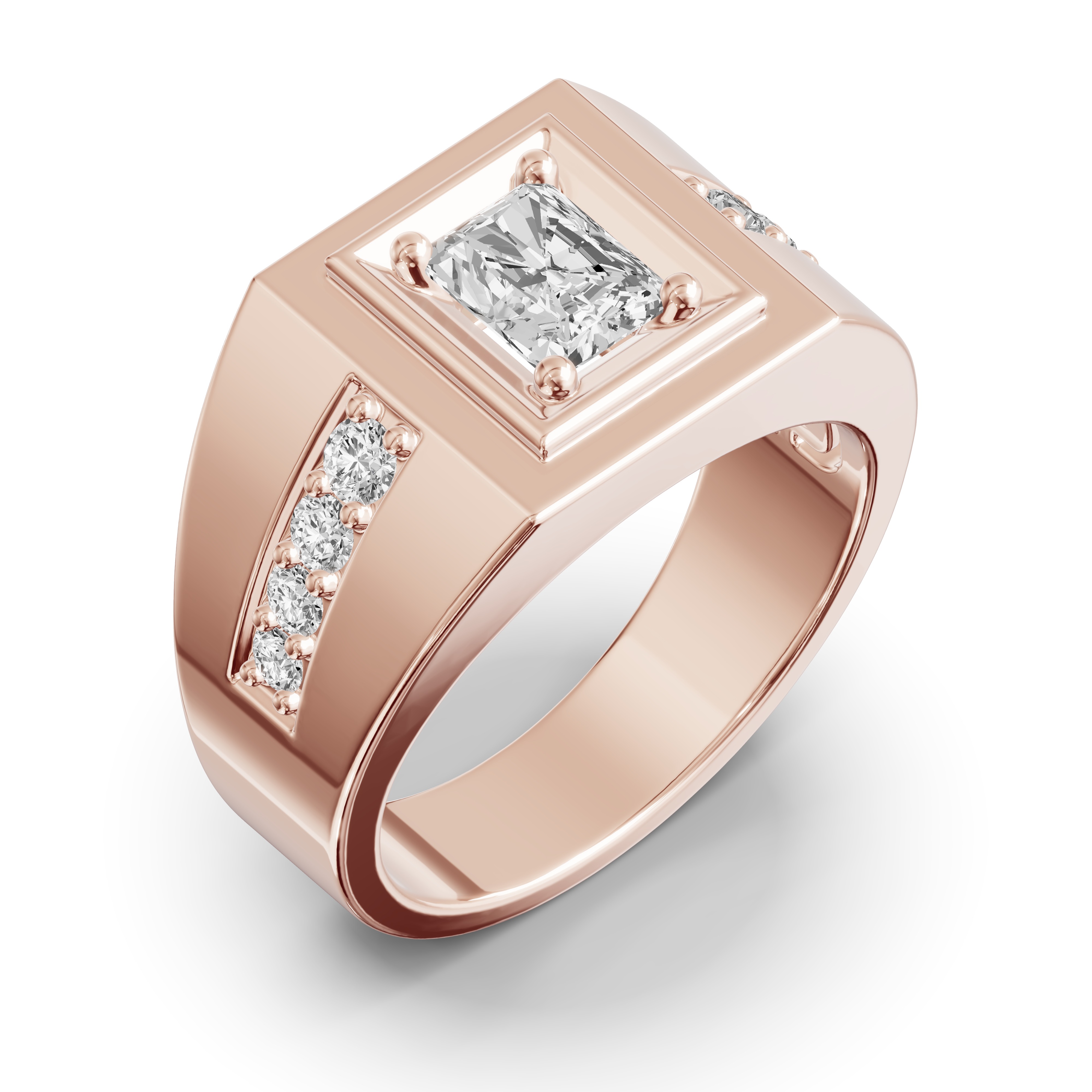 Framed Radiant Lab Diamond Ring (1.50 ct. tw.)