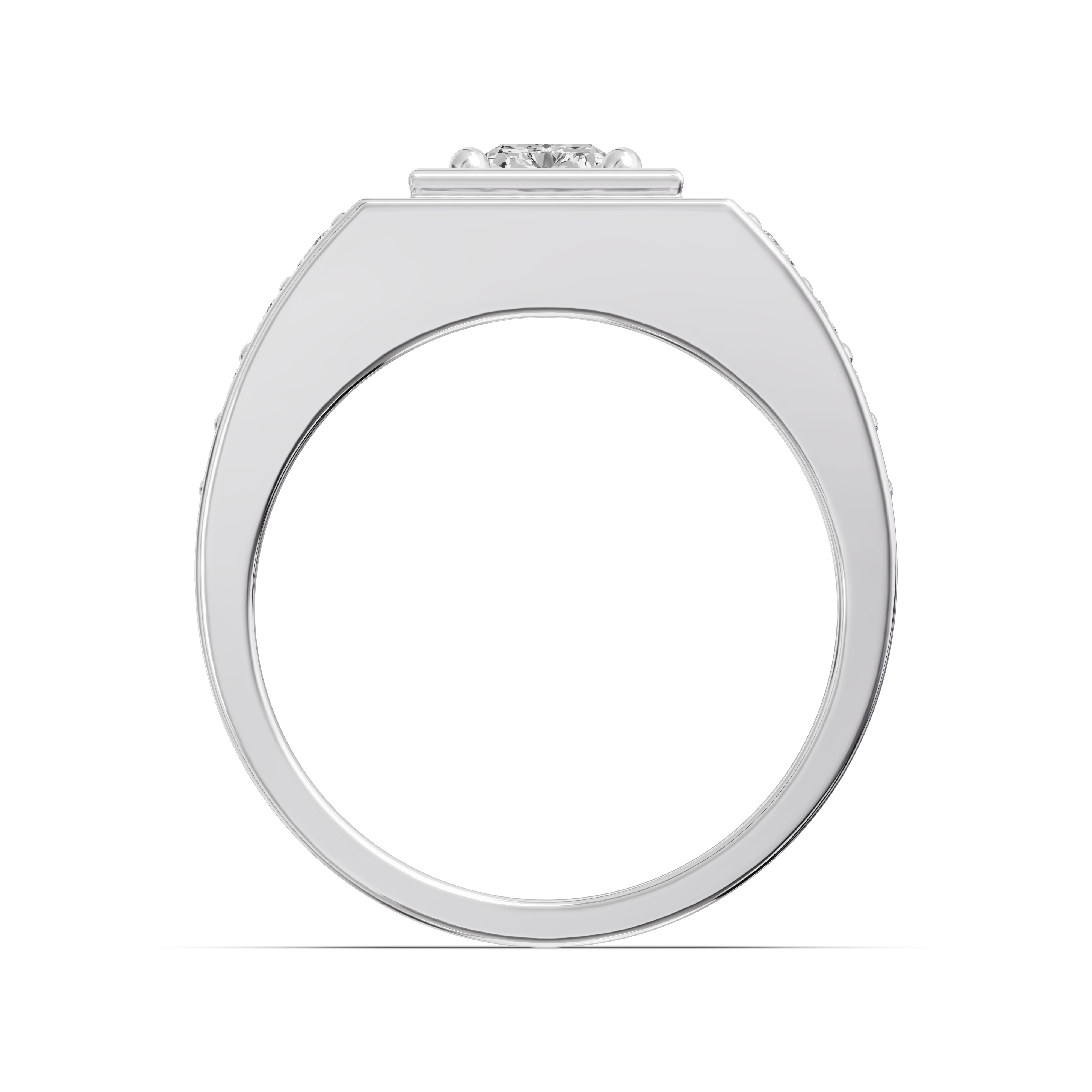 Framed Radiant Lab Diamond Ring (1.50 ct. tw.)