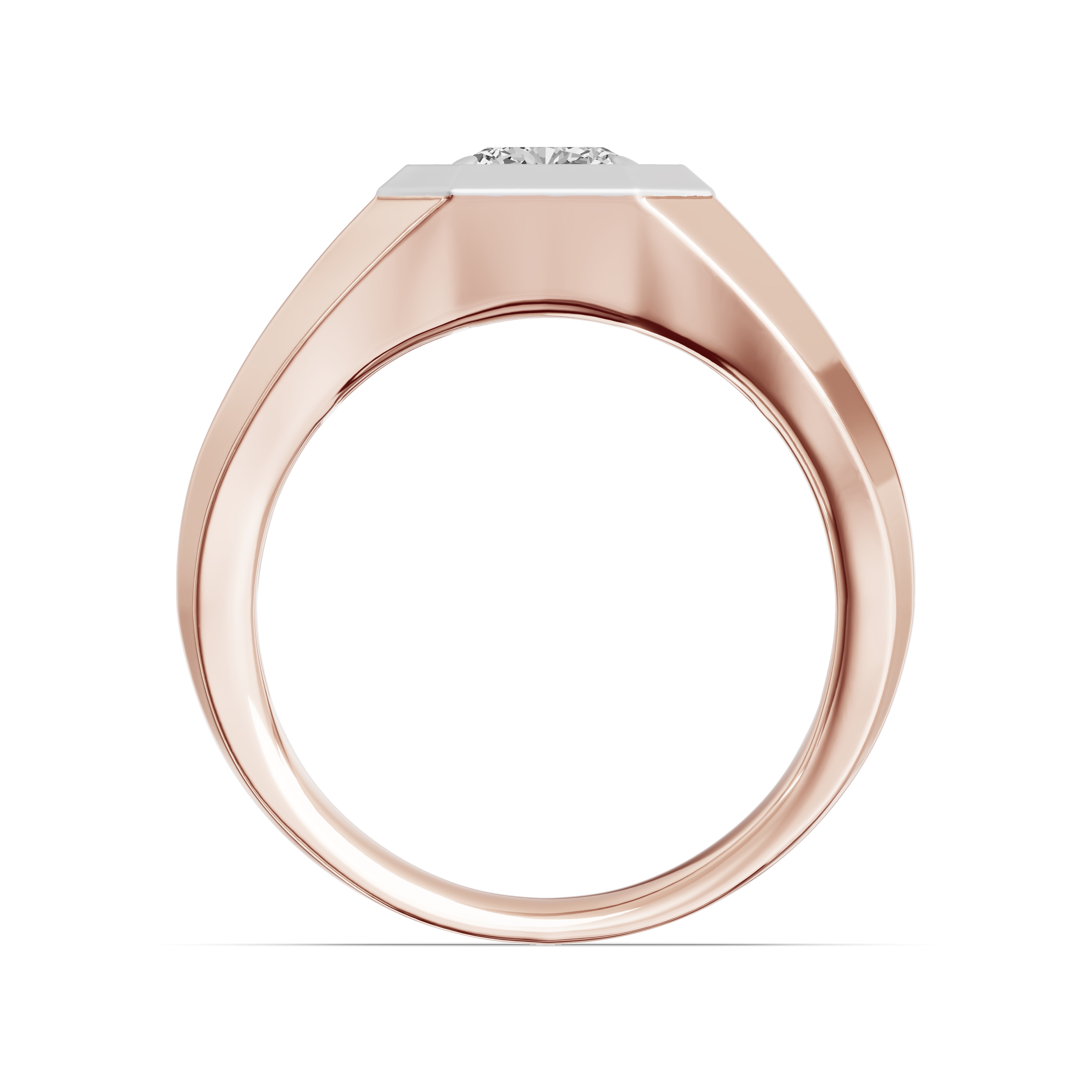 Octagonal Cushion Lab Diamond Band (2.00 ct.)