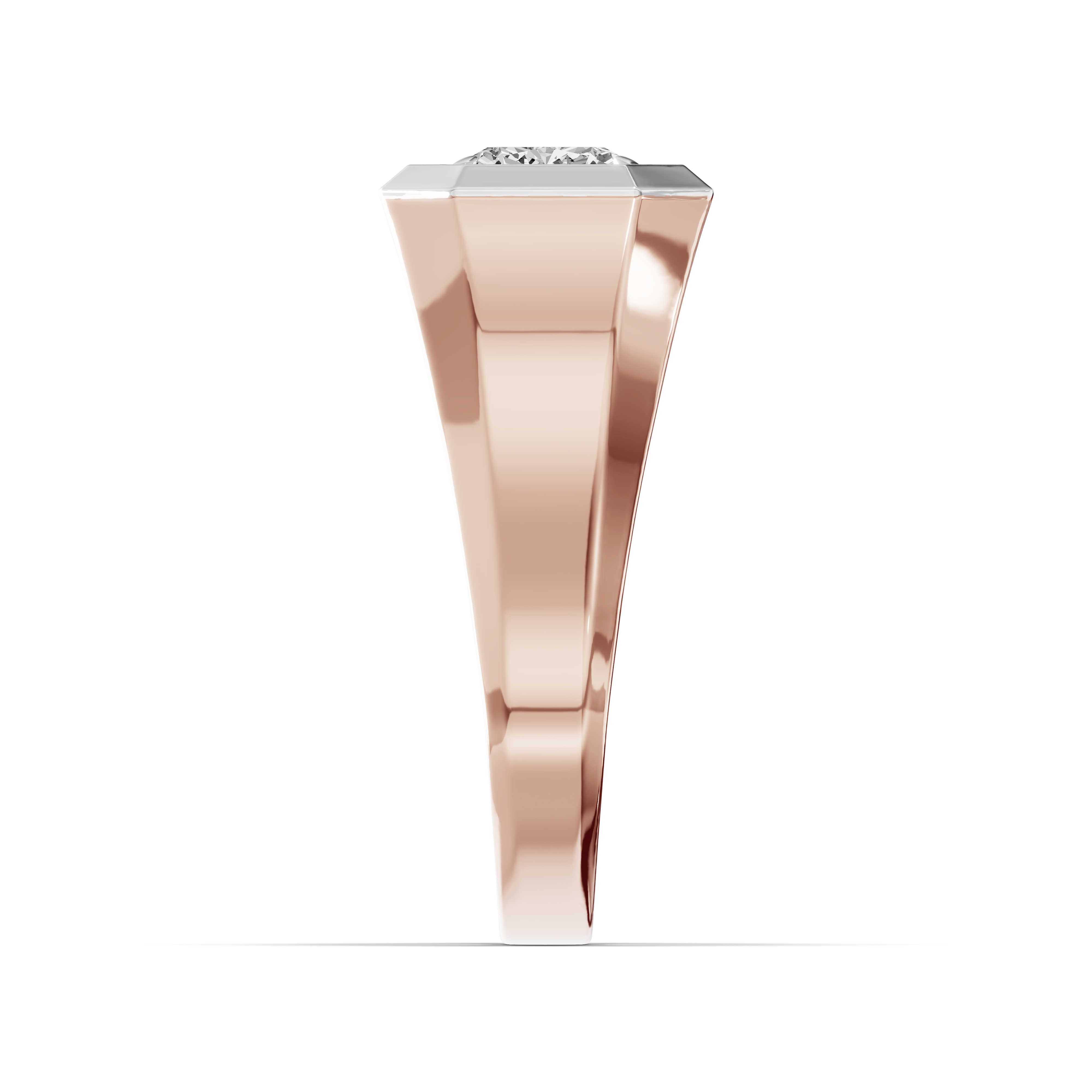 Octagonal Cushion Lab Diamond Band (2.00 ct.)