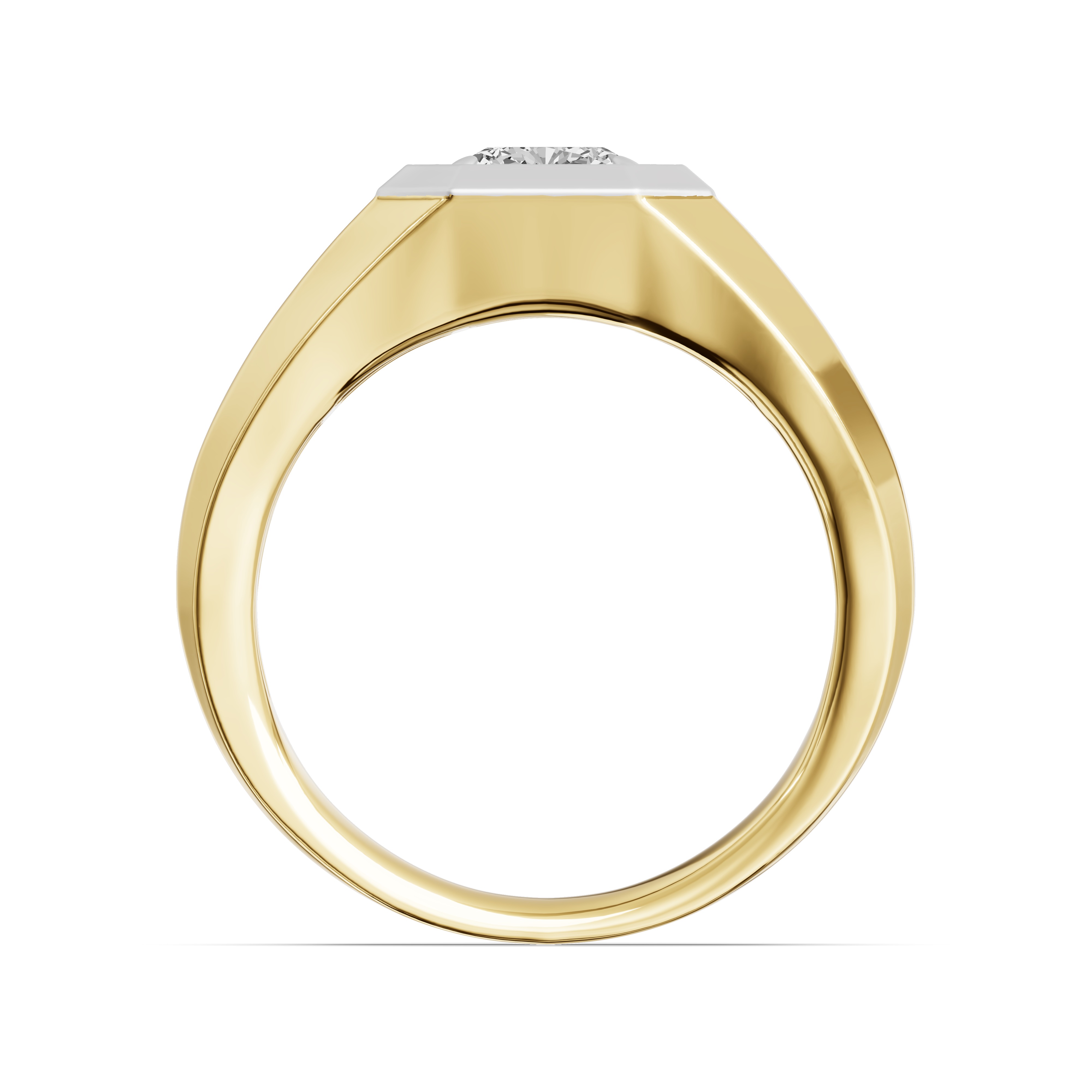 Octagonal Cushion Lab Diamond Band (2.00 ct.)