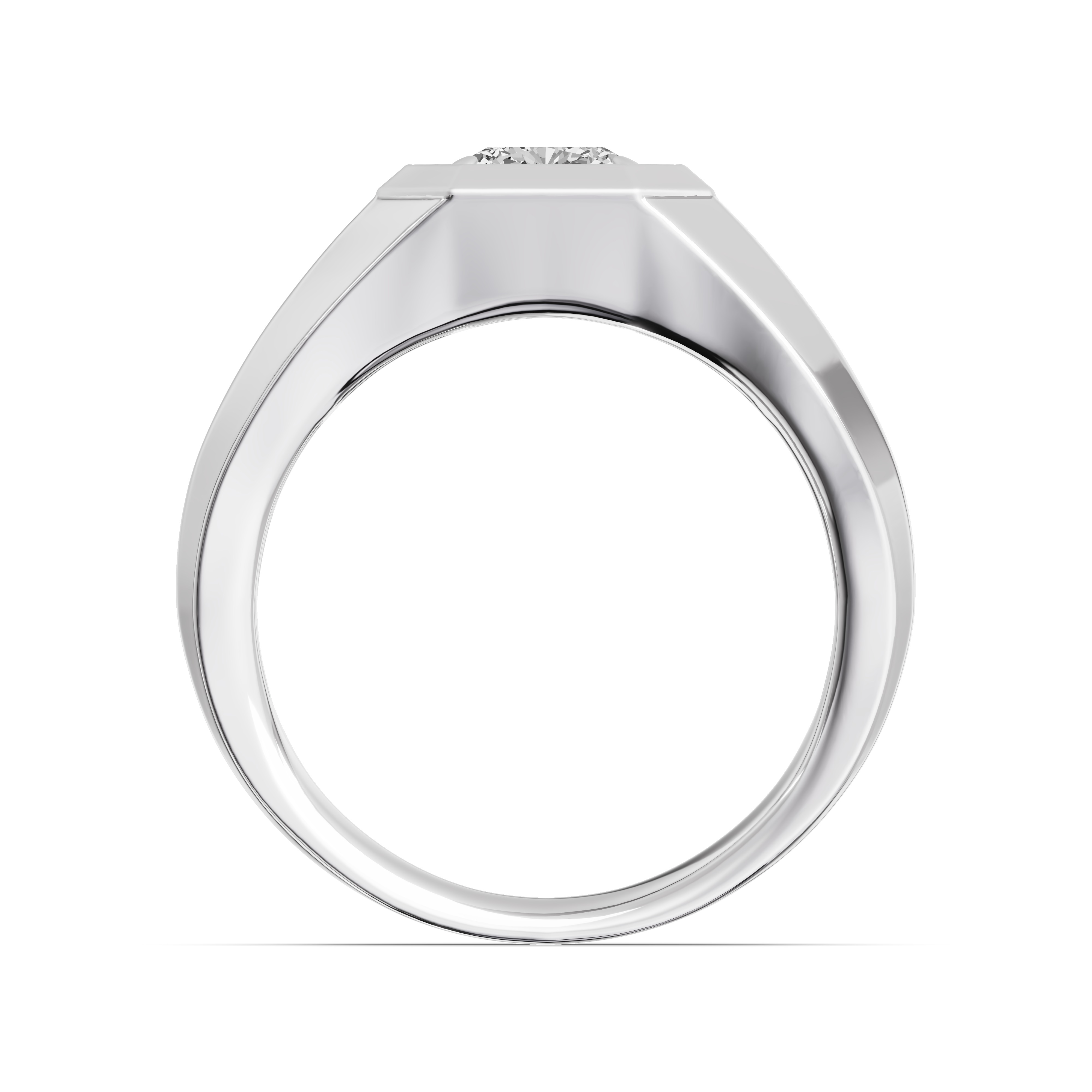 Octagonal Cushion Lab Diamond Band (2.00 ct.)