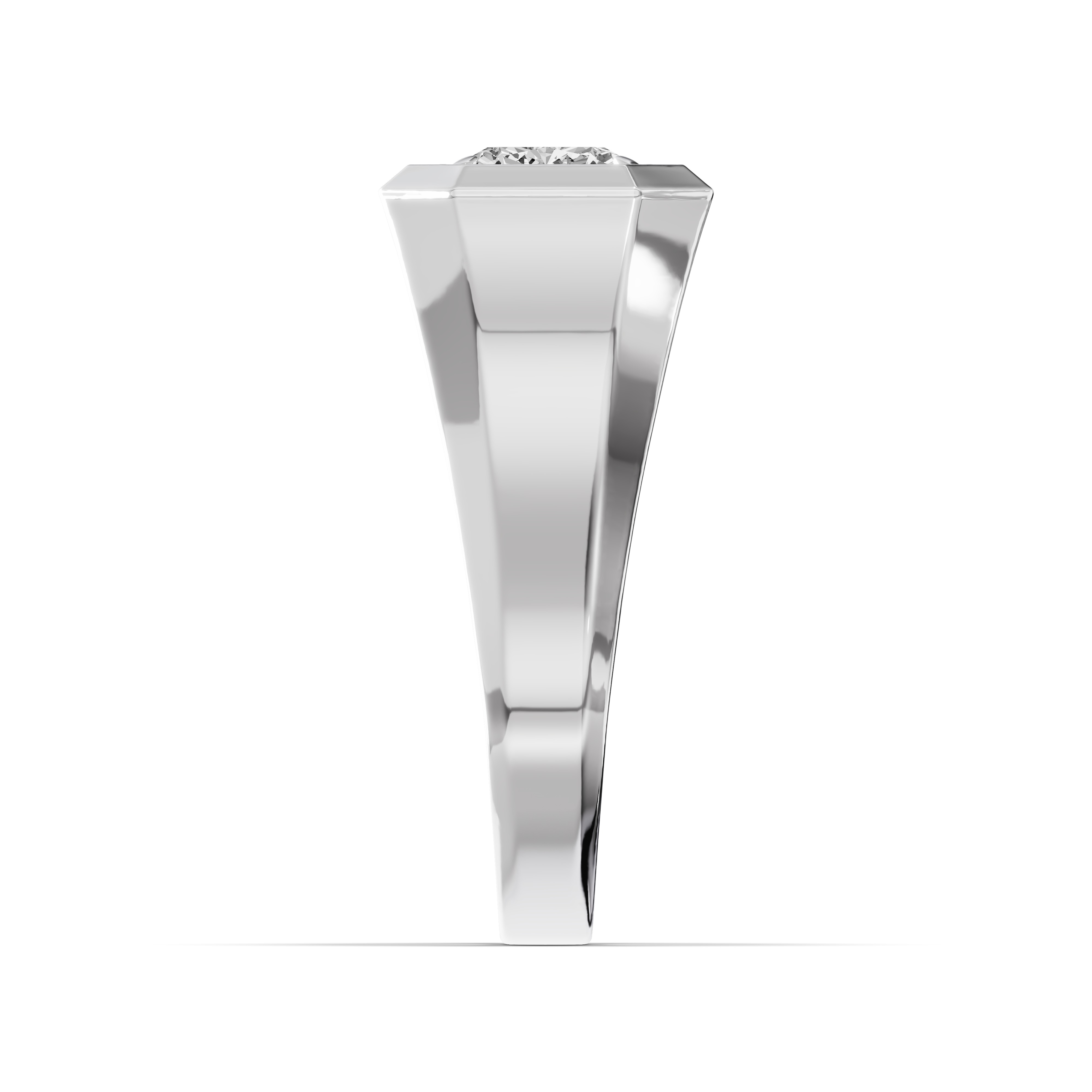 Octagonal Cushion Lab Diamond Band (2.00 ct.)