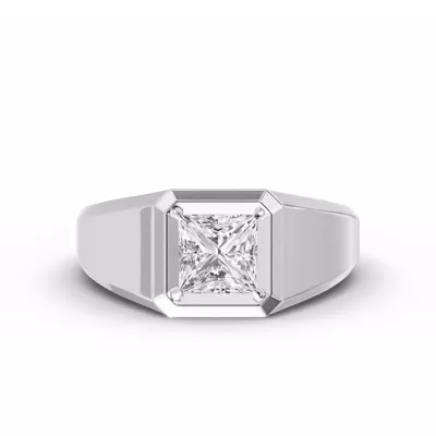 Octagonal Princess-Cut Lab Diamond Band (2.00 ct.)