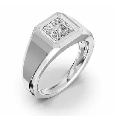 Octagonal Princess-Cut Lab Diamond Band (2.00 ct.)