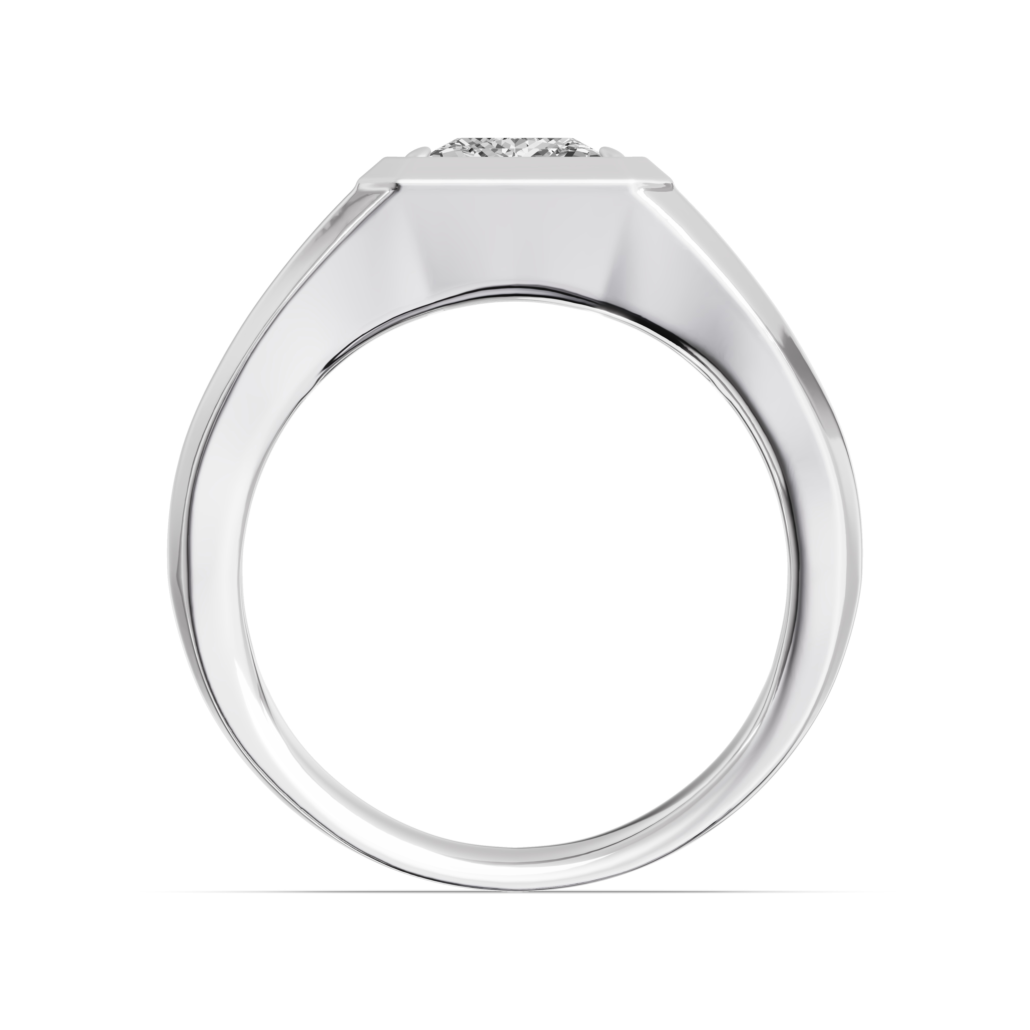Octagonal Princess-Cut Lab Diamond Band (2.00 ct.)