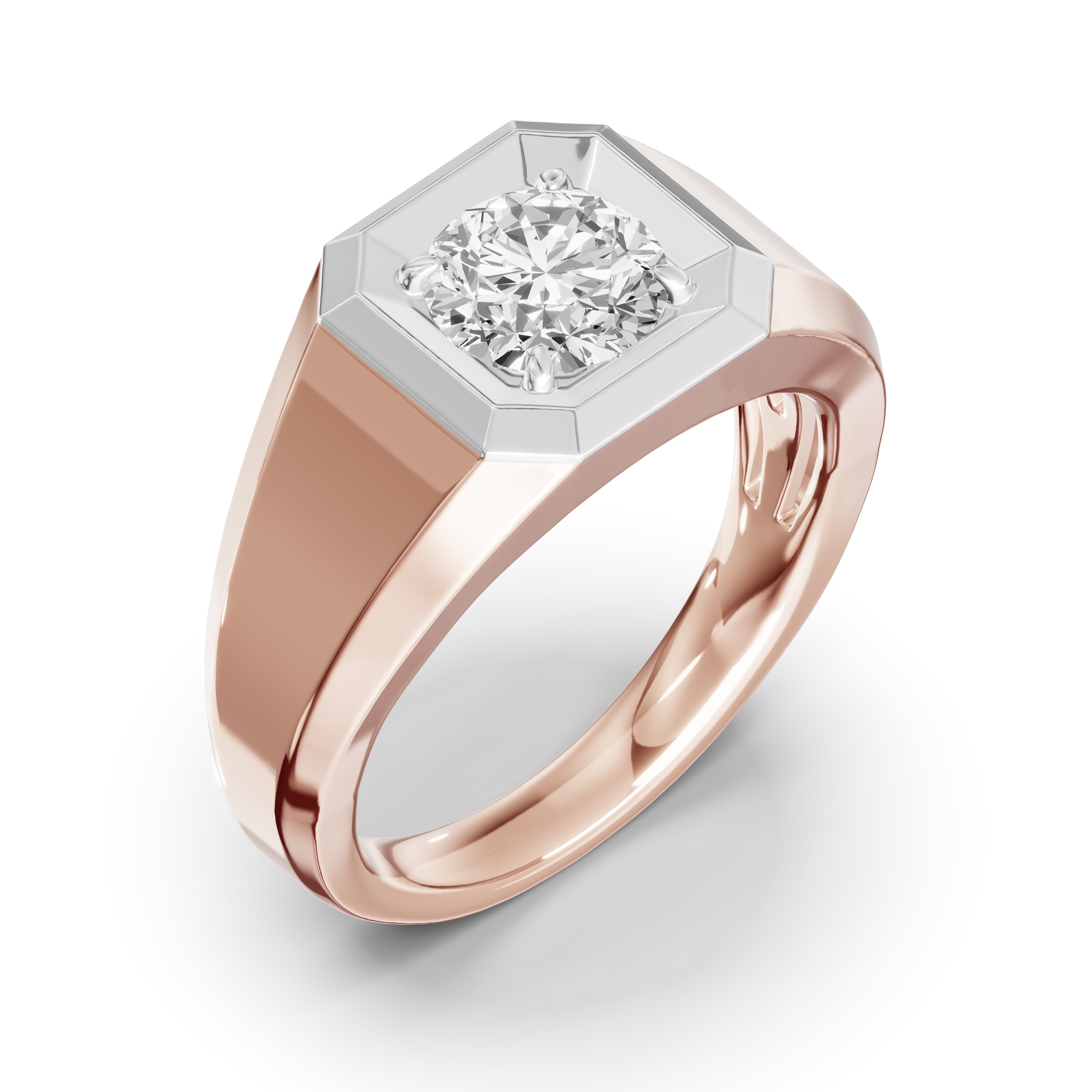 Octagonal Round Lab Diamond Band (2.00 ct.)