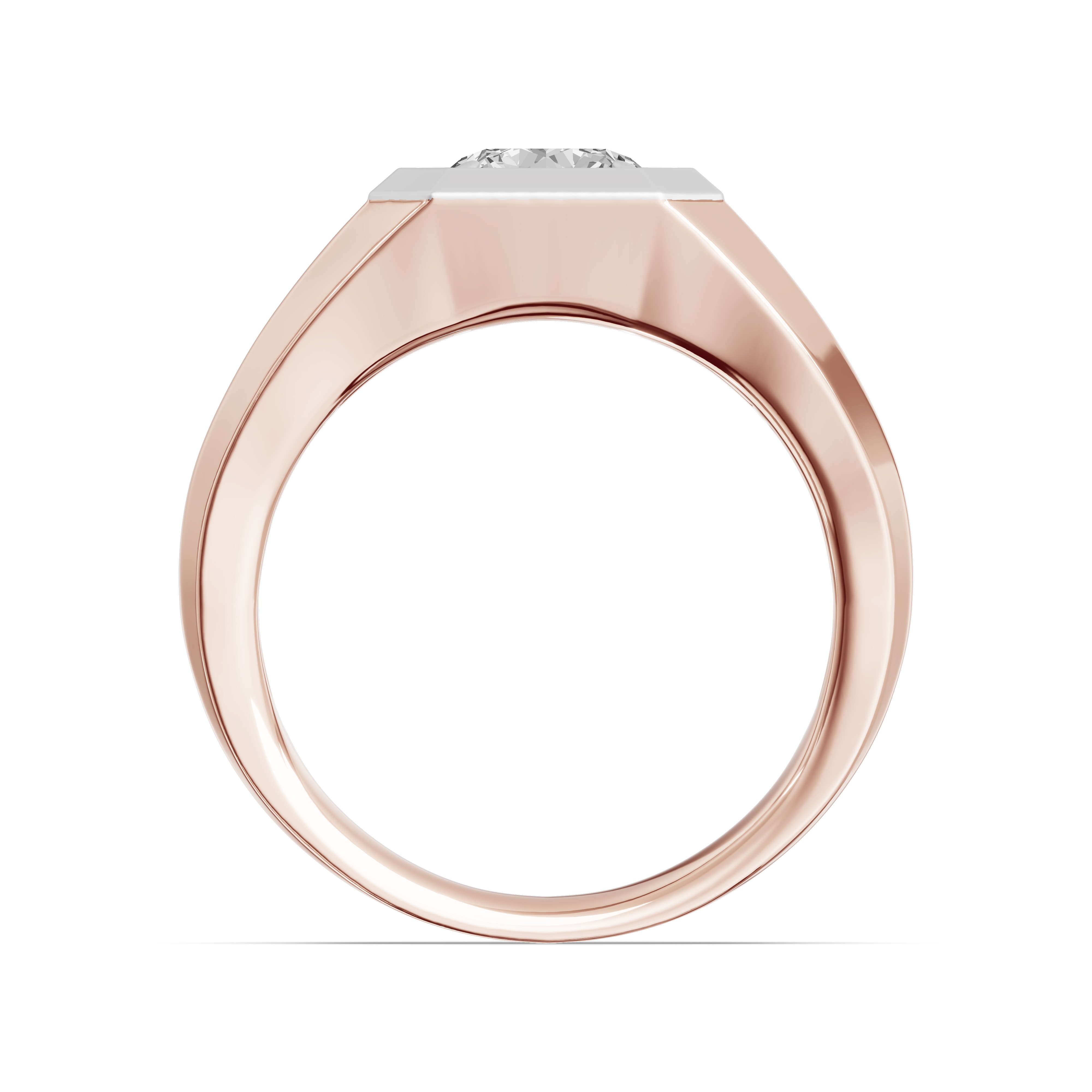 Octagonal Round Lab Diamond Band (2.00 ct.)