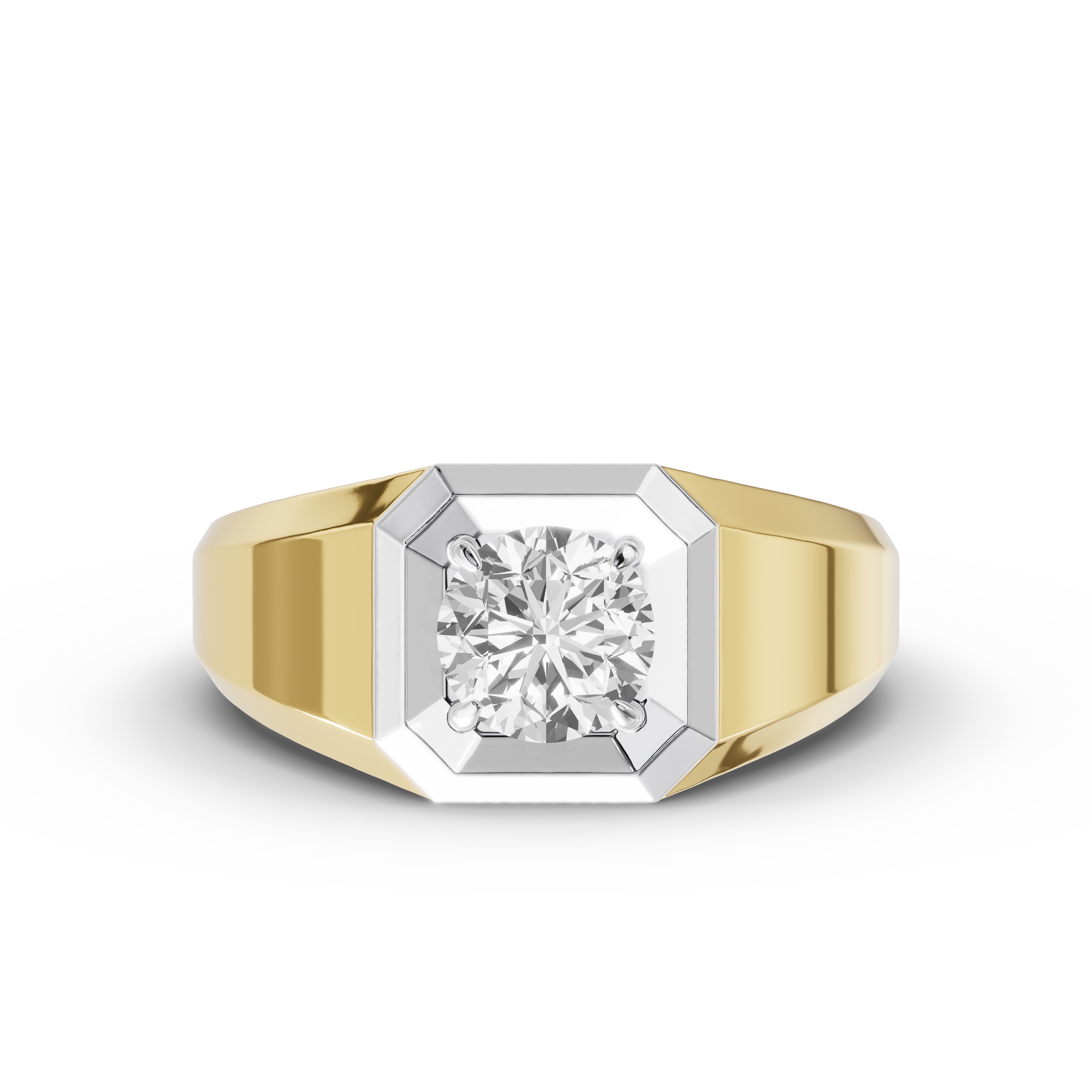 Octagonal Round Lab Diamond Band (2.00 ct.)