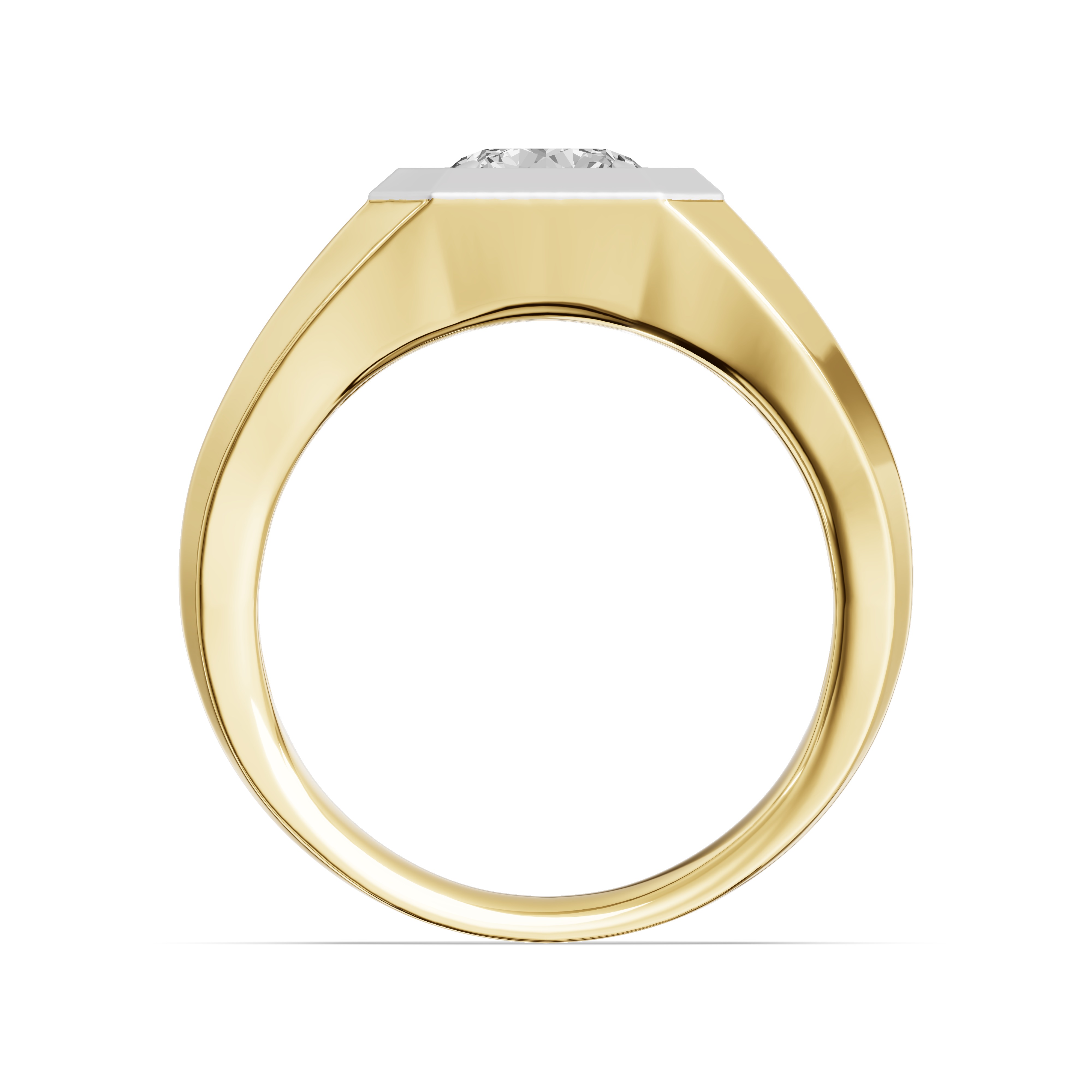 Octagonal Round Lab Diamond Band (2.00 ct.)