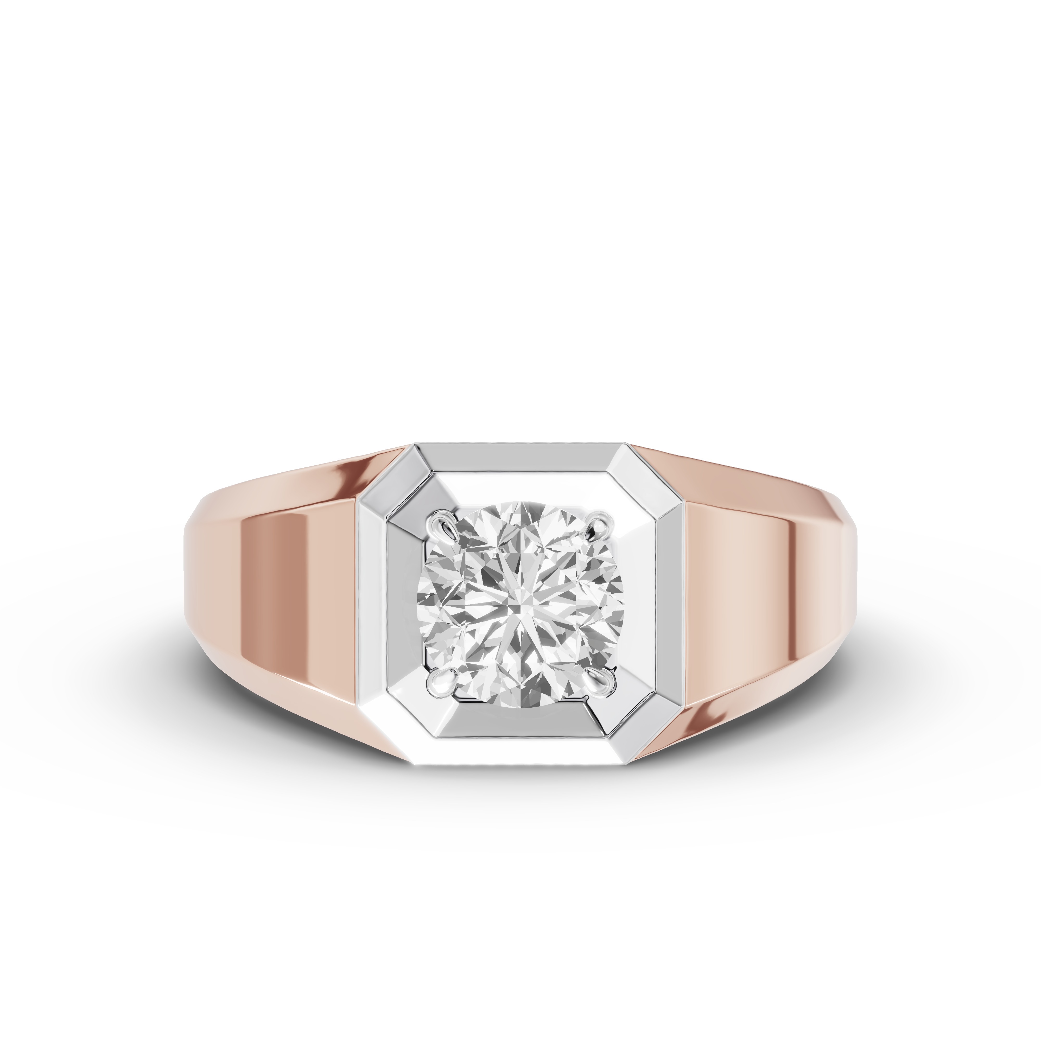 Octagonal Round Lab Diamond Band (2.00 ct.)