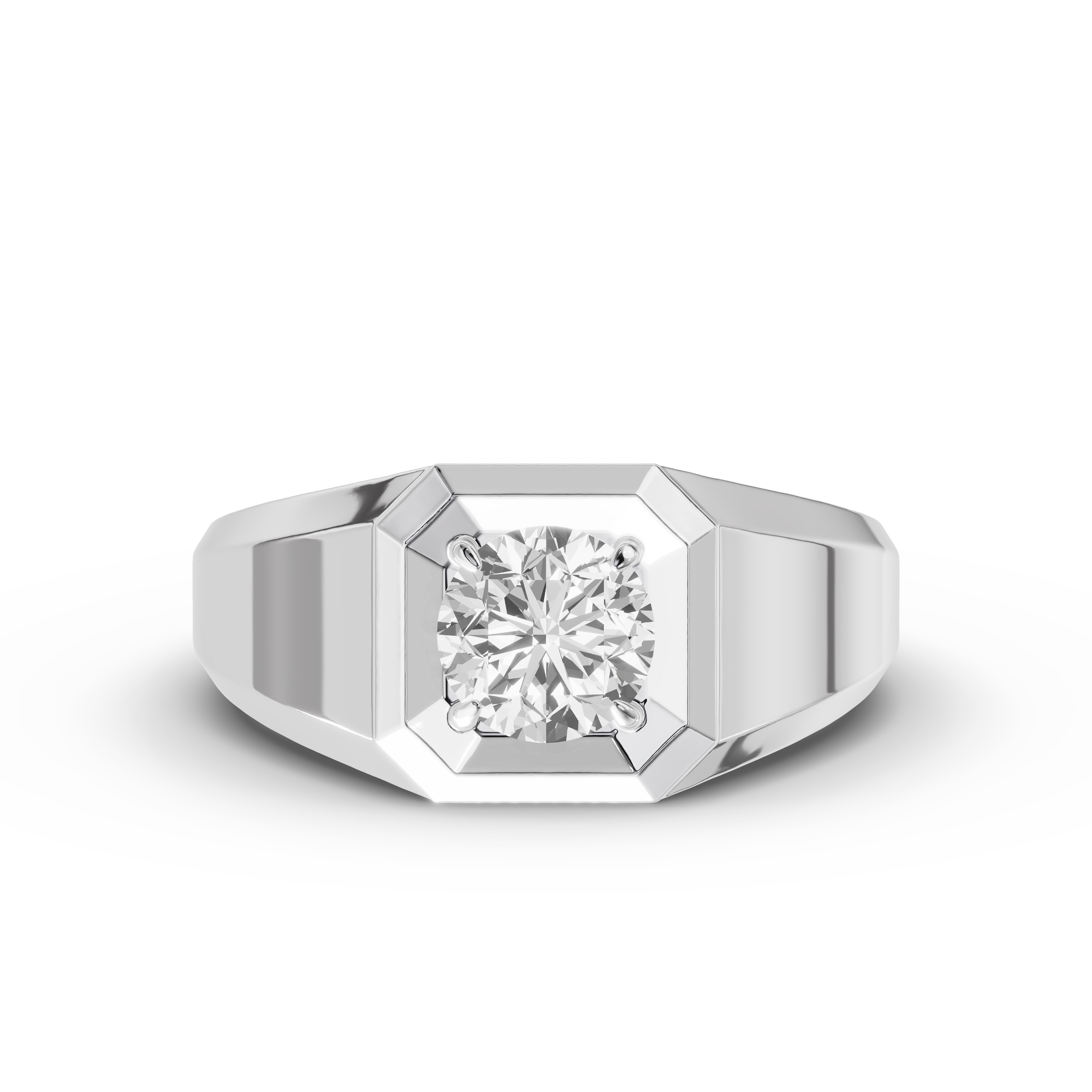 Octagonal Round Lab Diamond Band (2.00 ct.)