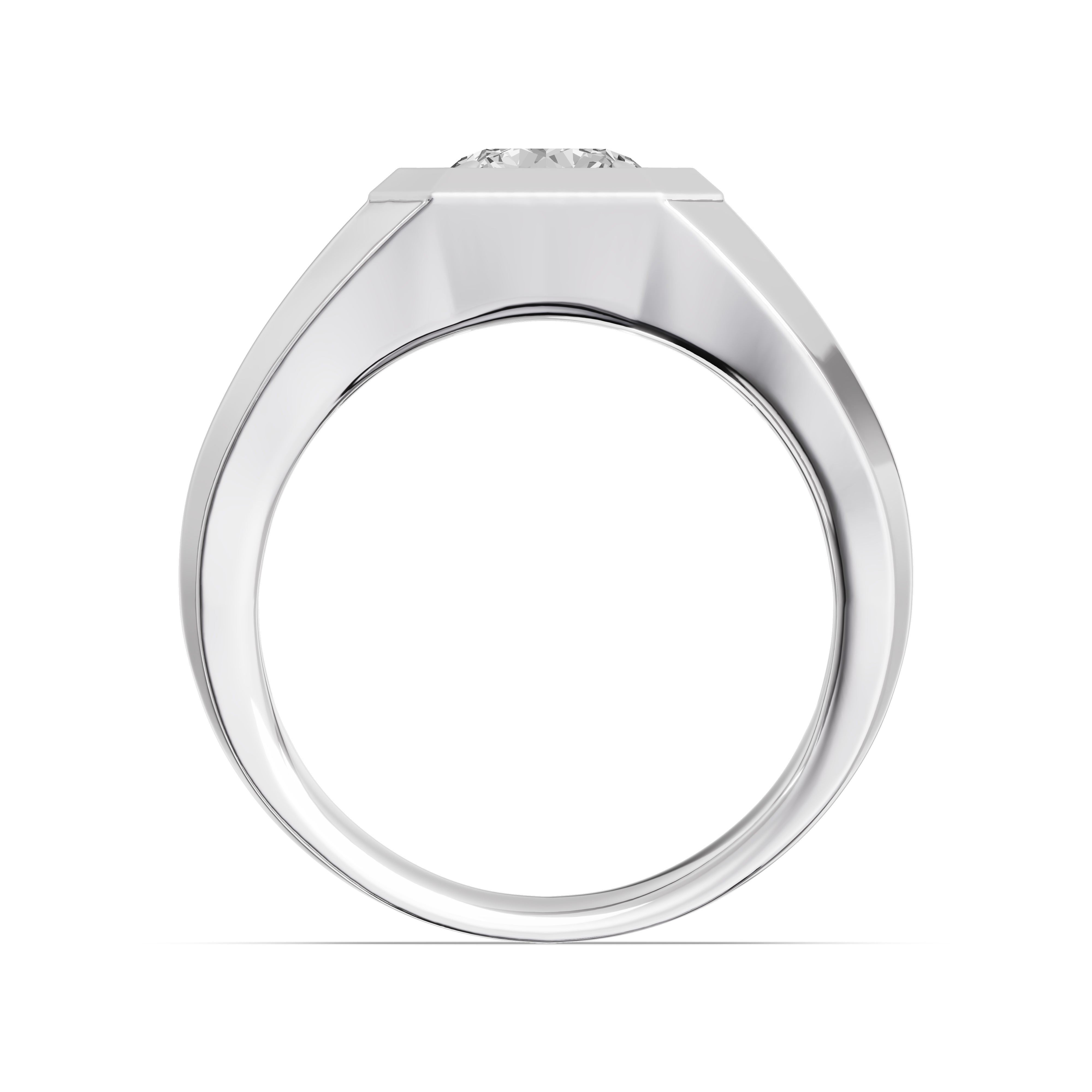 Octagonal Round Lab Diamond Band (2.00 ct.)