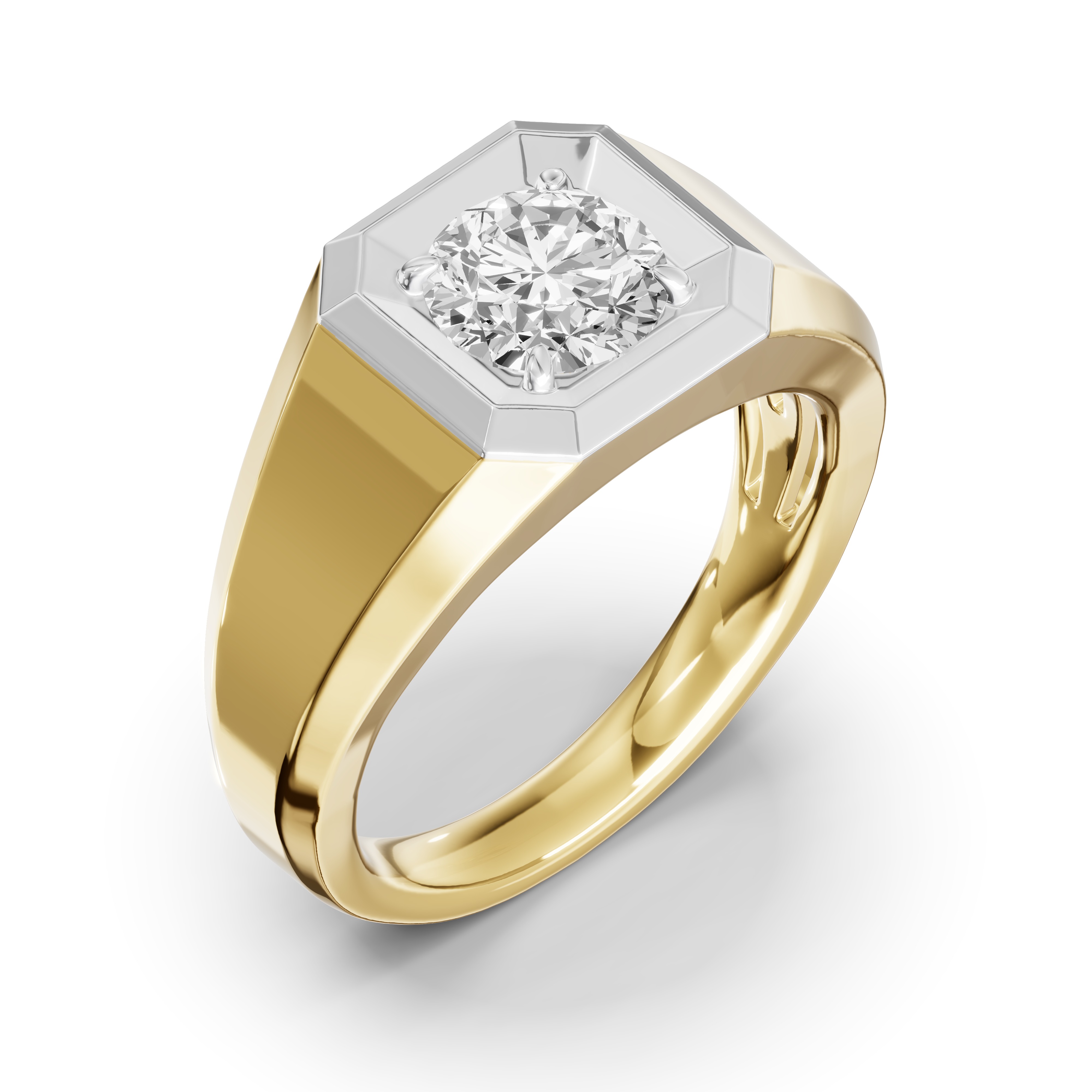 Octagonal Round Lab Diamond Band (2.00 ct.)