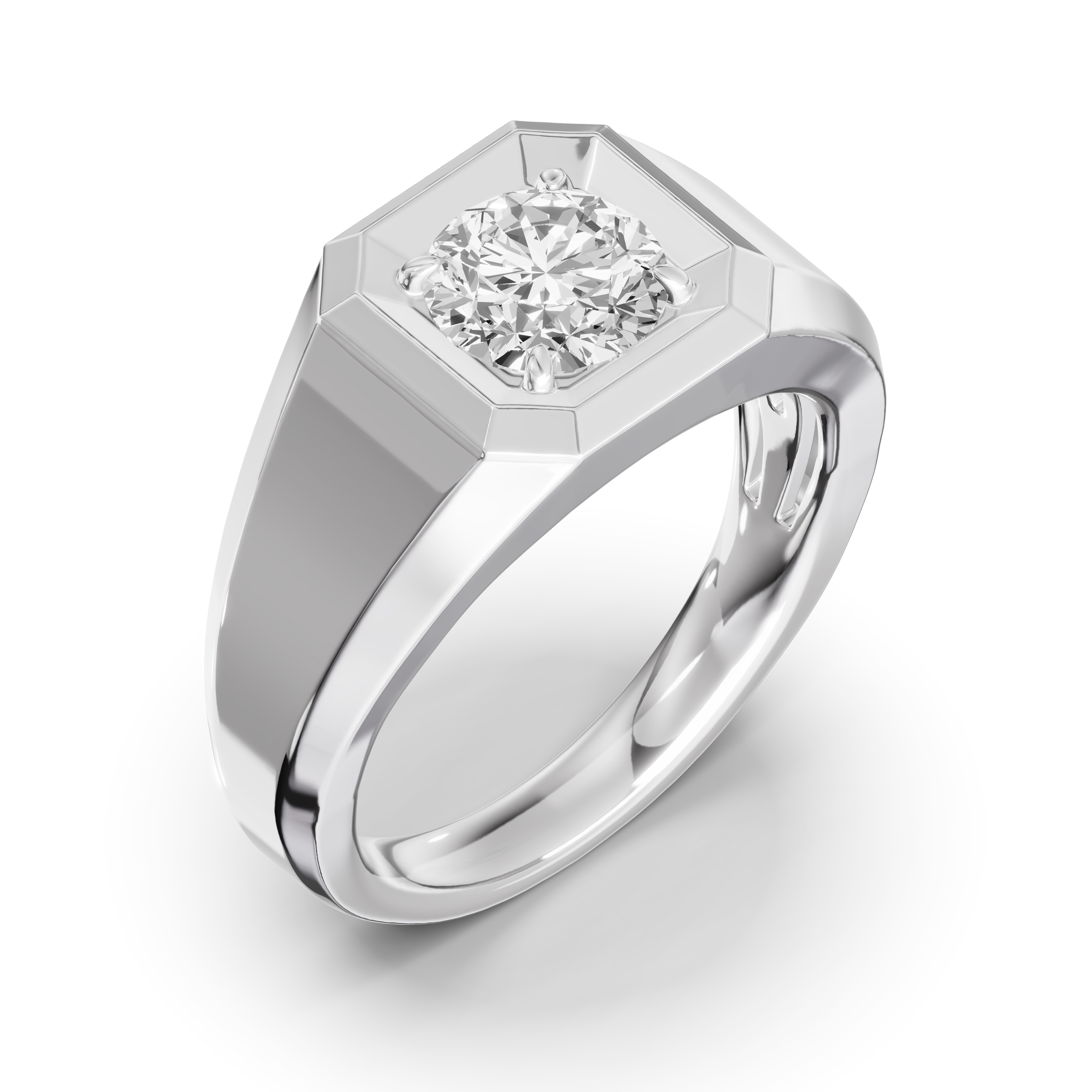 Octagonal Round Lab Diamond Band (2.00 ct.)