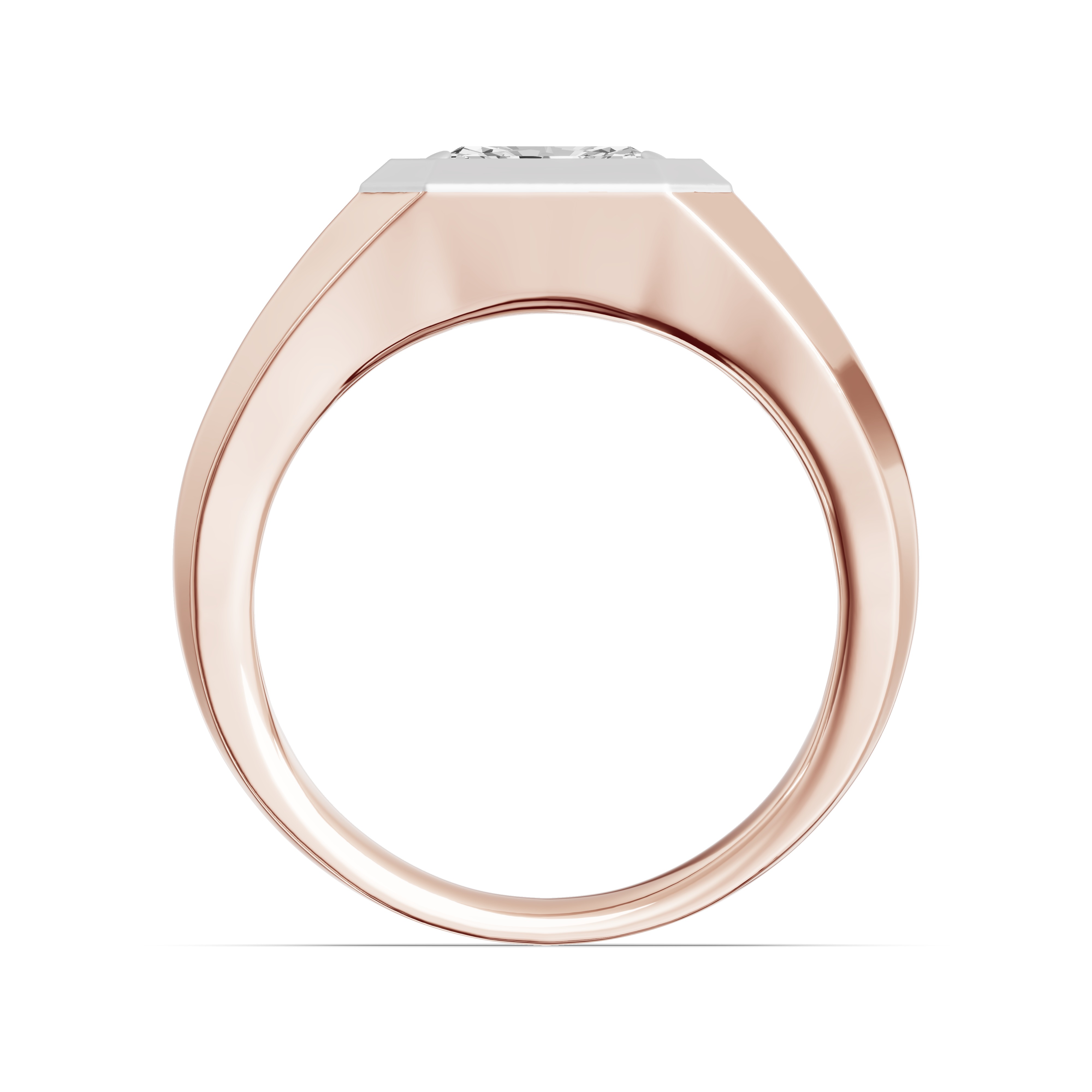 Octagonal Radiant Lab Diamond Band (2.00 ct.)