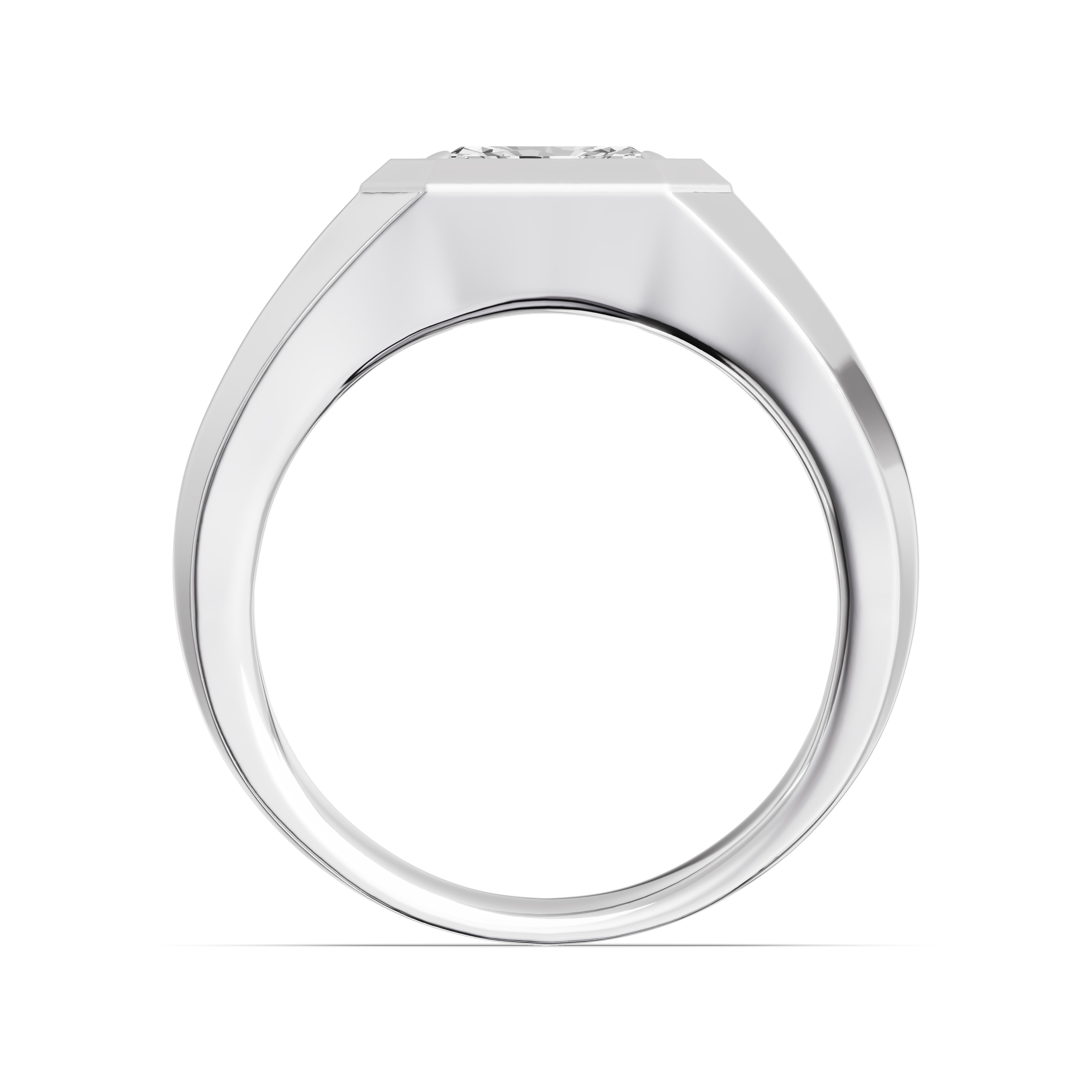 Octagonal Radiant Lab Diamond Band (2.00 ct.)