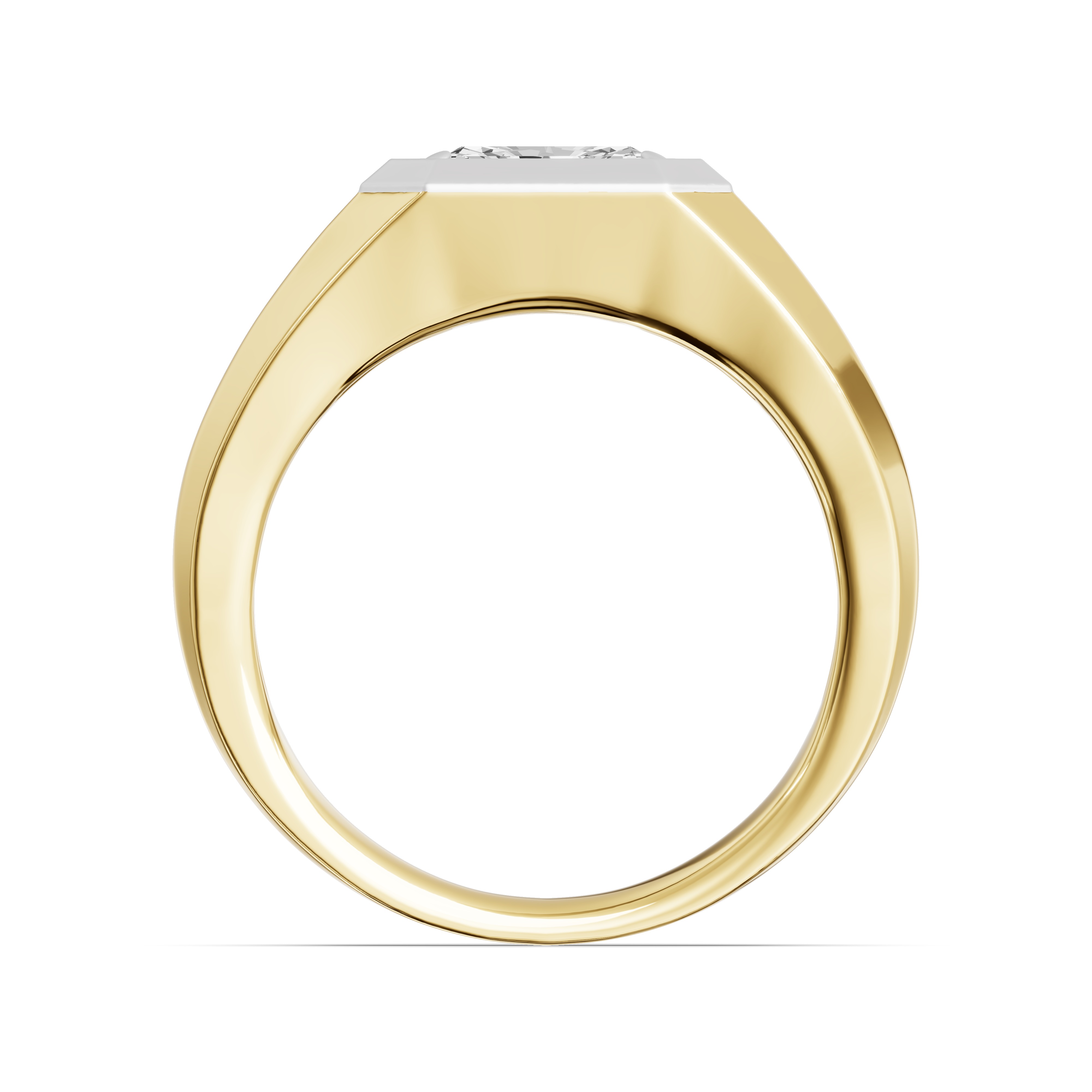 Octagonal Radiant Lab Diamond Band (2.00 ct.)