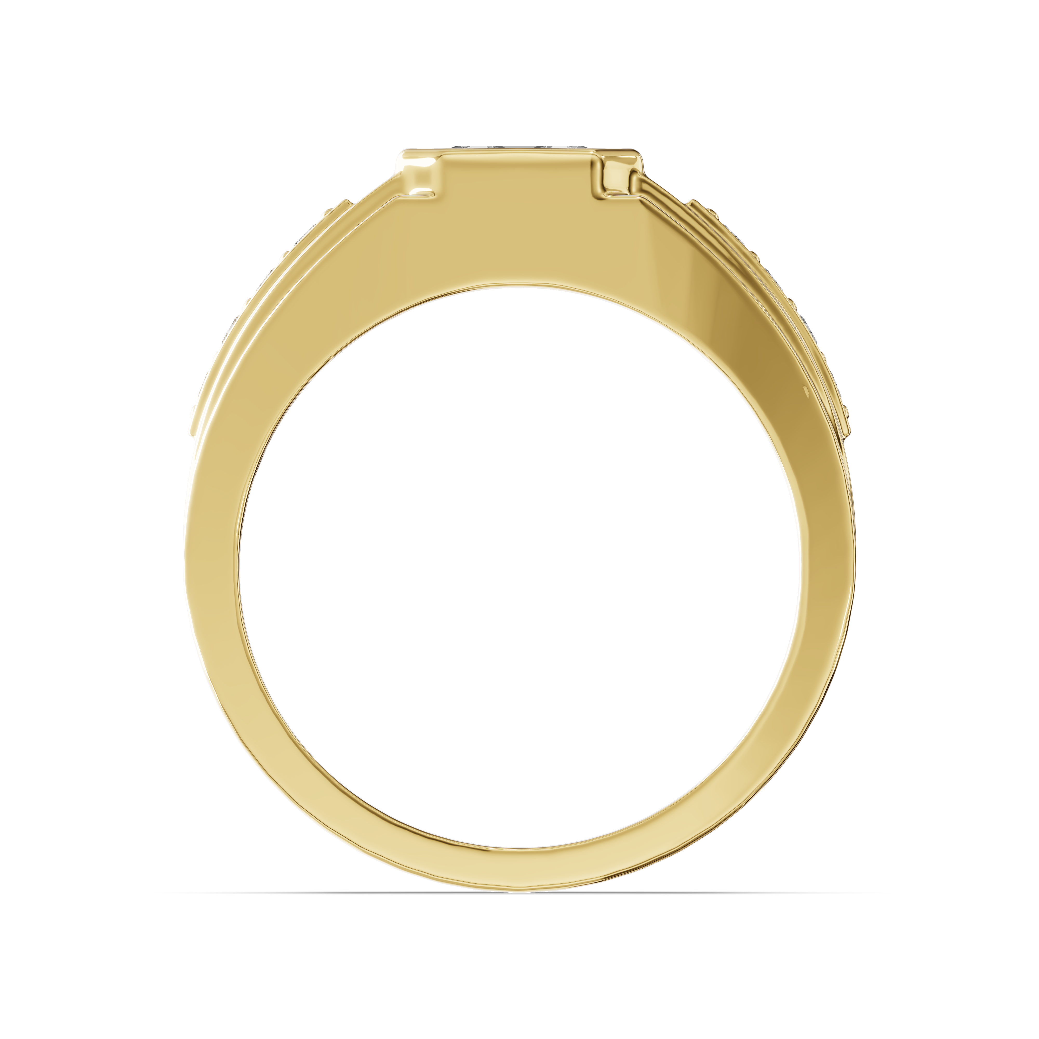 Framed Bezel Asscher Lab Diamond Ring (2.25 ct. tw.)