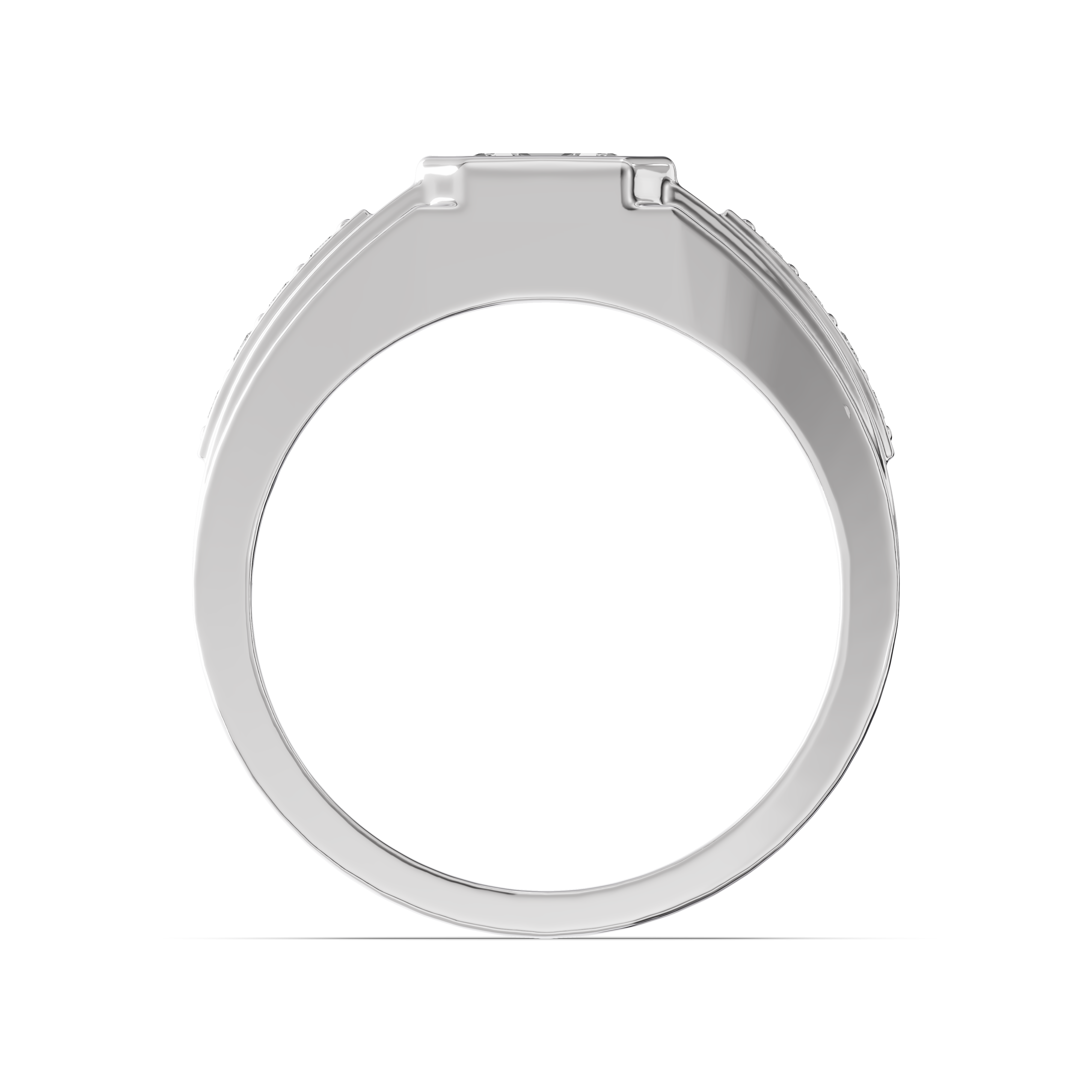 Framed Bezel Asscher Lab Diamond Ring (2.25 ct. tw.)