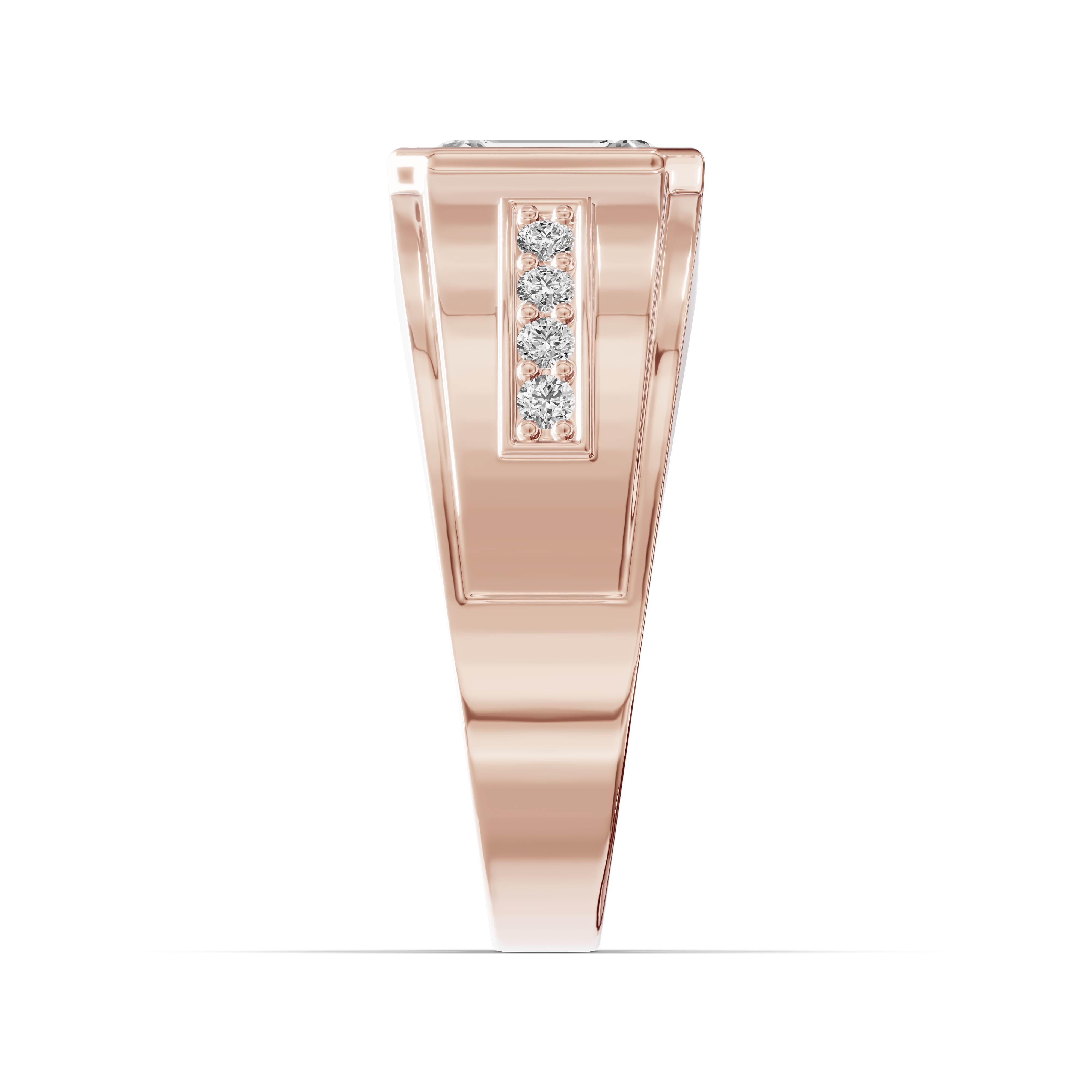 Framed Bezel Emerald Lab Diamond Ring (2.25 ct. tw.)