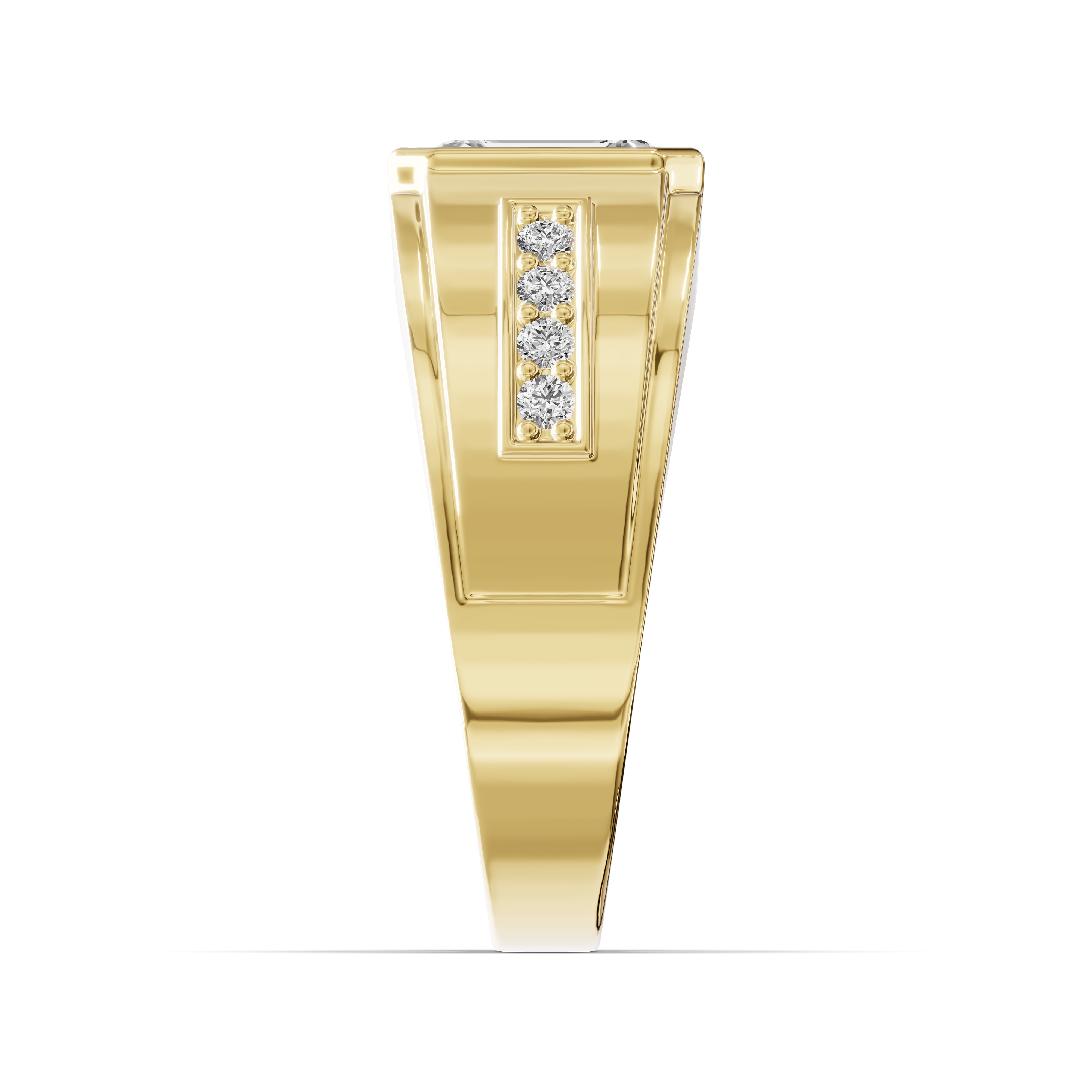 Framed Bezel Emerald Lab Diamond Ring (2.25 ct. tw.)