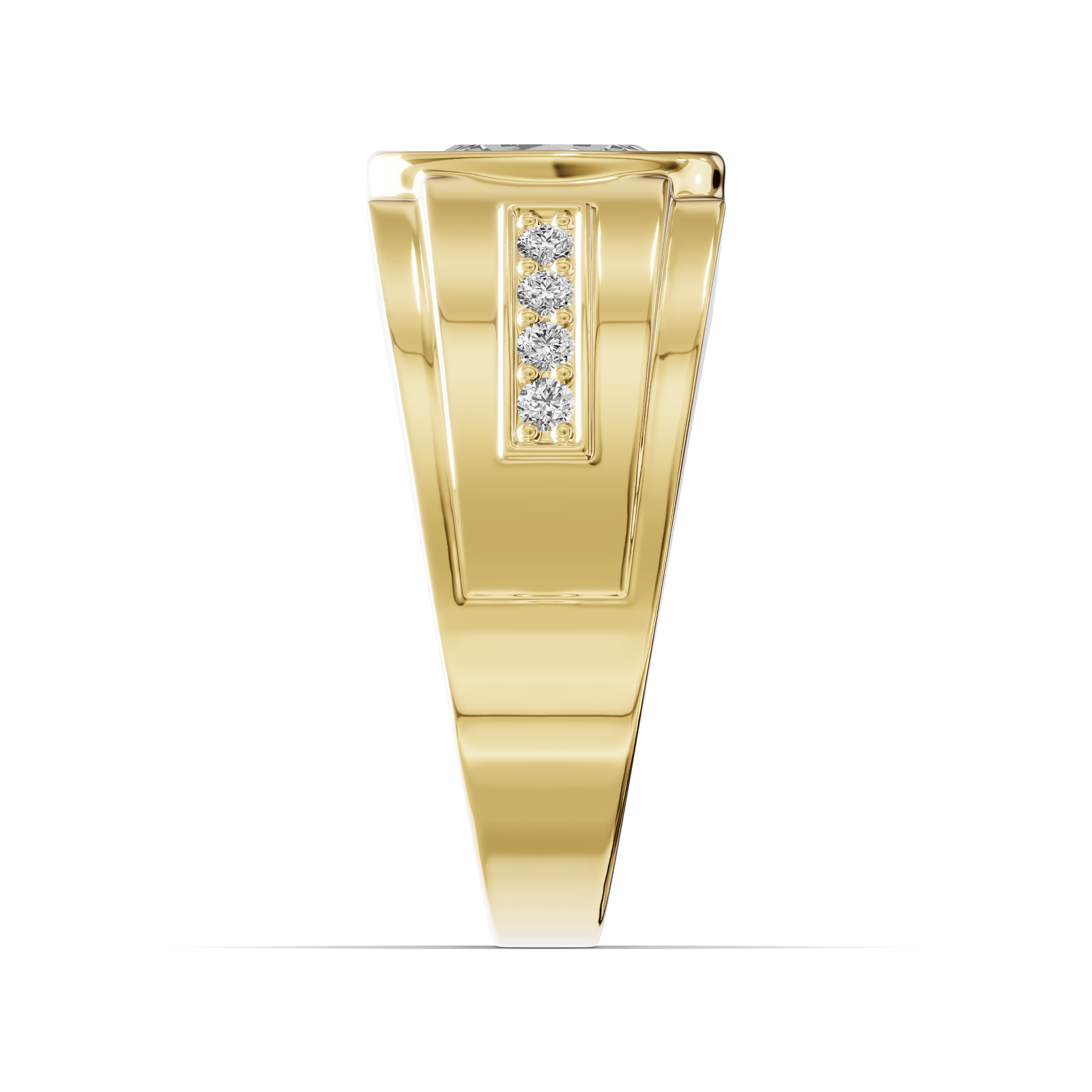 Framed Bezel Oval Lab Diamond Ring (2.25 ct. tw.)