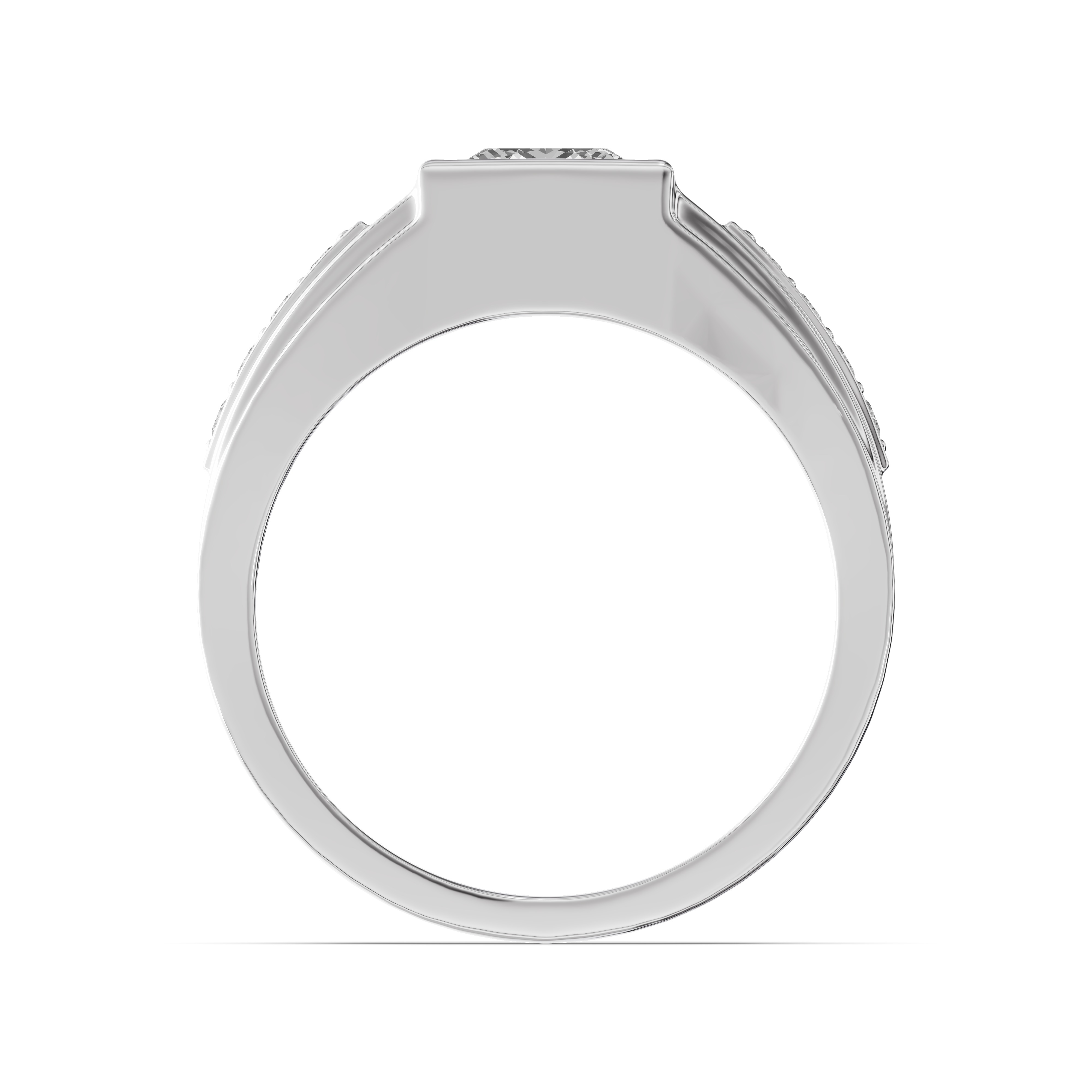 Framed Bezel Princess Lab Diamond Ring (2.25 ct. tw.)