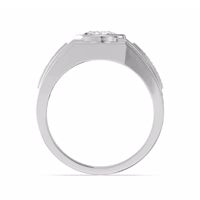 Framed Bezel Round Lab Diamond Ring (2.25 ct. tw.)