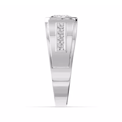 Framed Bezel Round Lab Diamond Ring (2.25 ct. tw.)