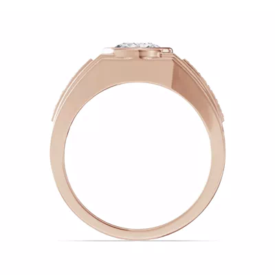 Framed Bezel Round Lab Diamond Ring (2.25 ct. tw.)