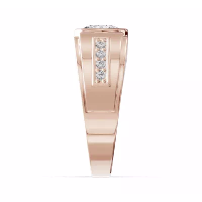 Framed Bezel Round Lab Diamond Ring (2.25 ct. tw.)