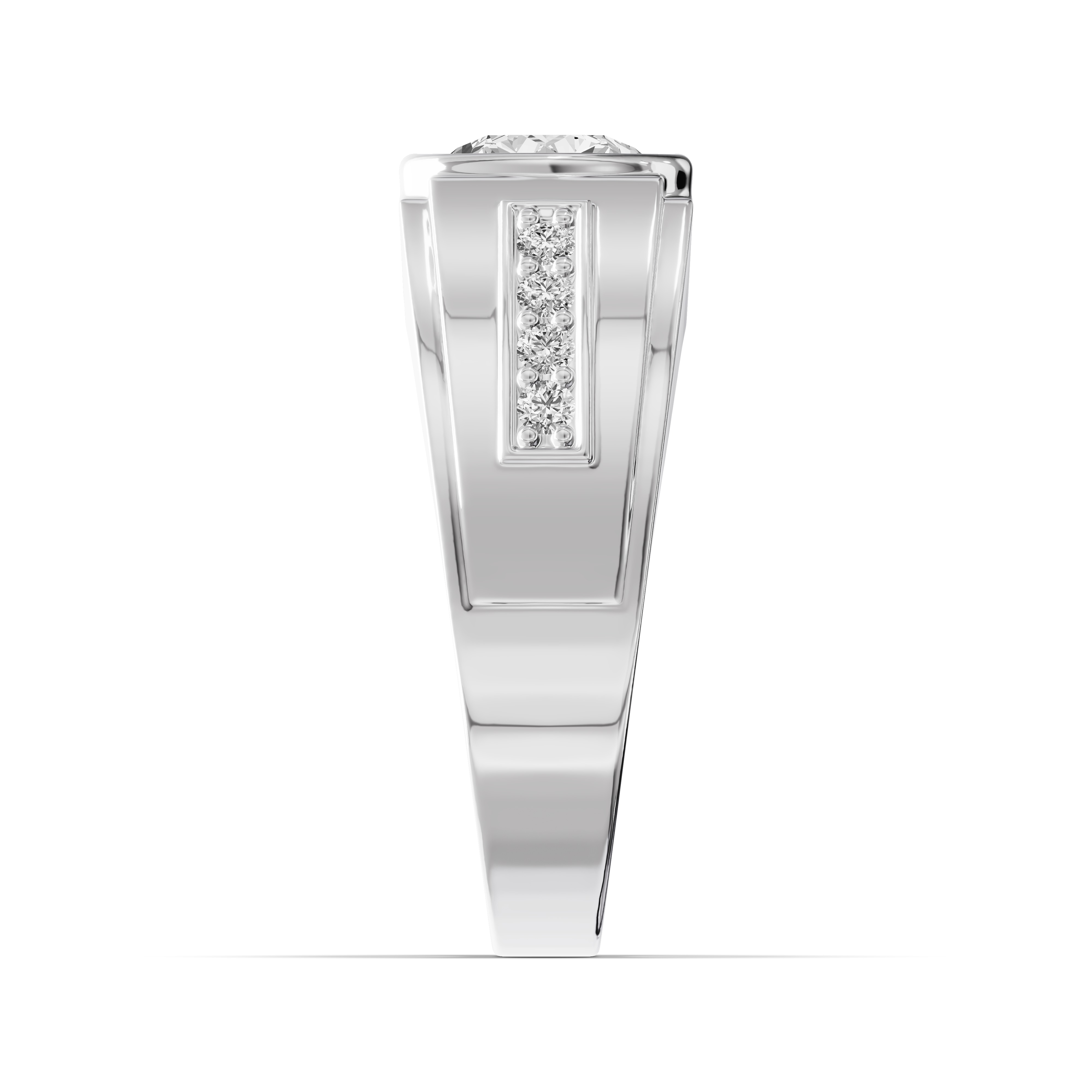 Framed Bezel Round Lab Diamond Ring (2.25 ct. tw.)