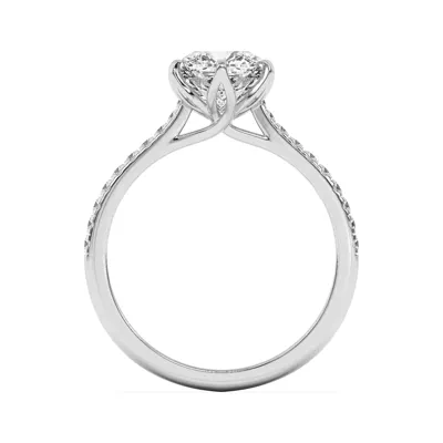 Marigold Tulip Inspired 6 Prong Lab Engagement Ring