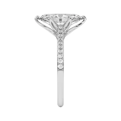 Marigold Tulip Inspired 6 Prong Lab Engagement Ring