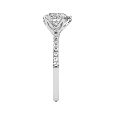 Marigold Tulip Inspired 6 Prong Lab Engagement Ring