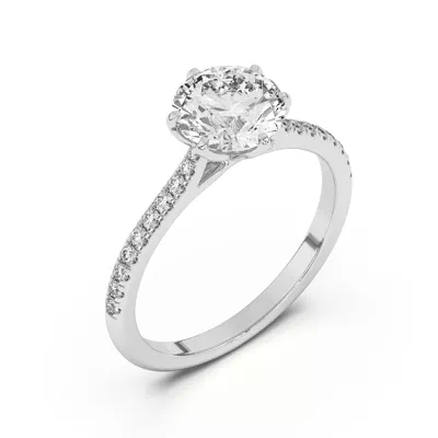 Marigold Tulip-Inspired 6 Prong Engagement Ring