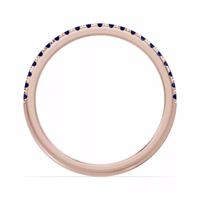 Marigold Pavé Sapphire Band