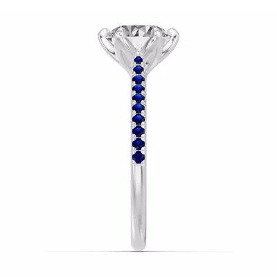 Marigold Tulip Inspired Sapphire Engagement Ring