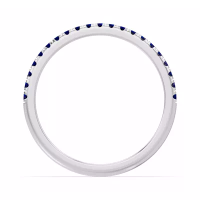 Marigold Pavé Sapphire Band