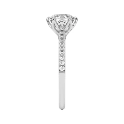 Marigold Tulip Inspired 6 Prong Lab Engagement Ring