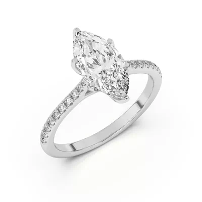Marigold Tulip Inspired 6 Prong Lab Engagement Ring