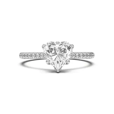 Marigold Tulip Inspired 6 Prong Lab Engagement Ring