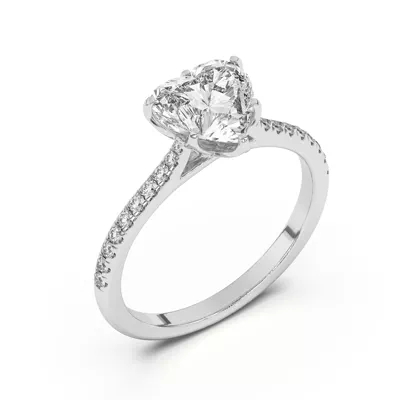 Marigold Tulip Inspired 6 Prong Lab Engagement Ring
