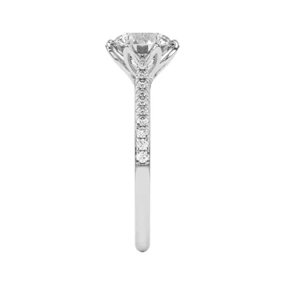 Marigold Tulip Inspired 6 Prong Engagement Ring