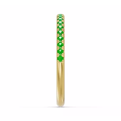 Marigold Pavé Tsavorite Band