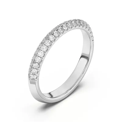 Karen Knife-Edge Pavé Band