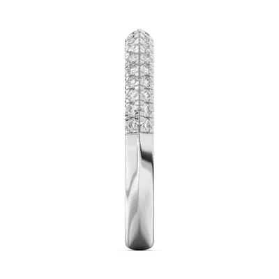 Karen Knife-Edge Pavé Band